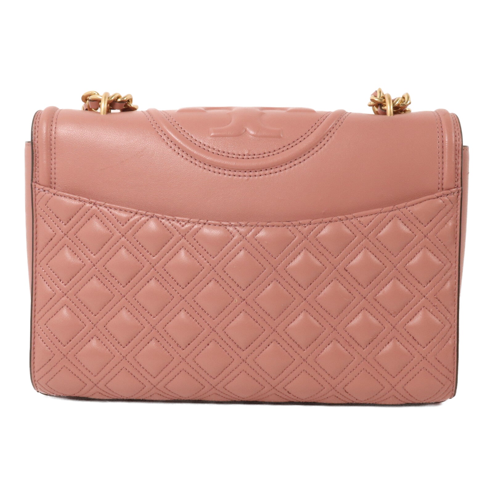 Tory Burch 牛皮皮革Fleming Convertible鏈帶肩背袋