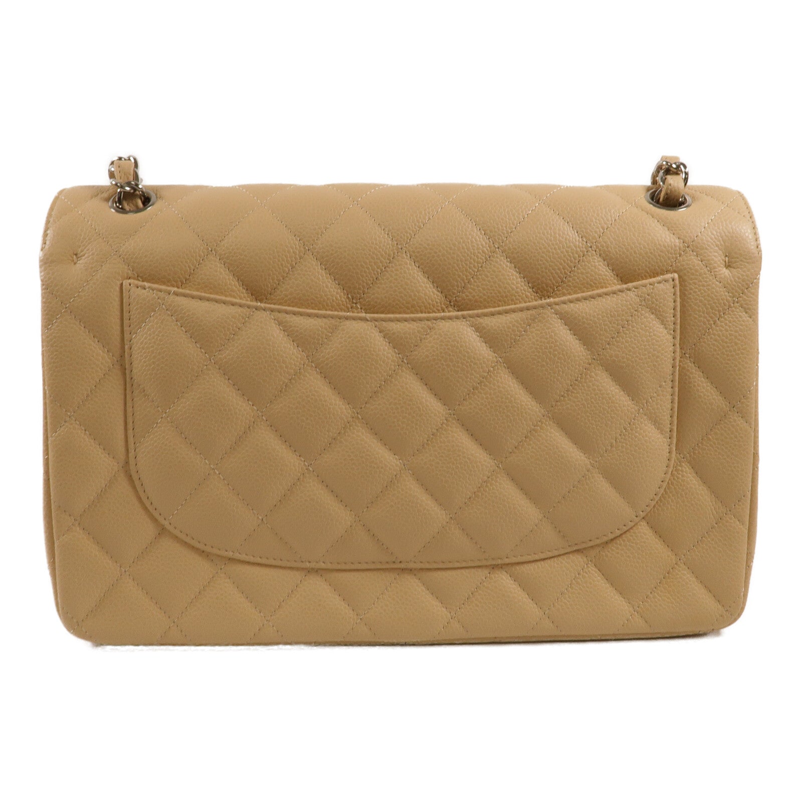 CHANEL 牛皮皮革Large Classic鏈帶肩背袋