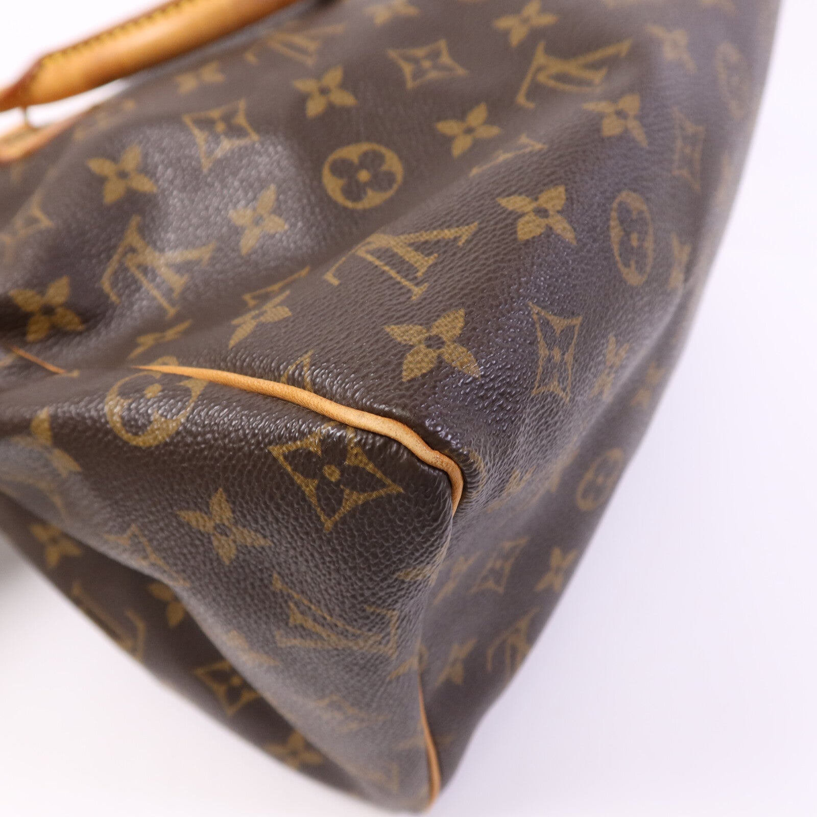 LOUIS VUITTON Monogram Speedy 25金扣手挽袋