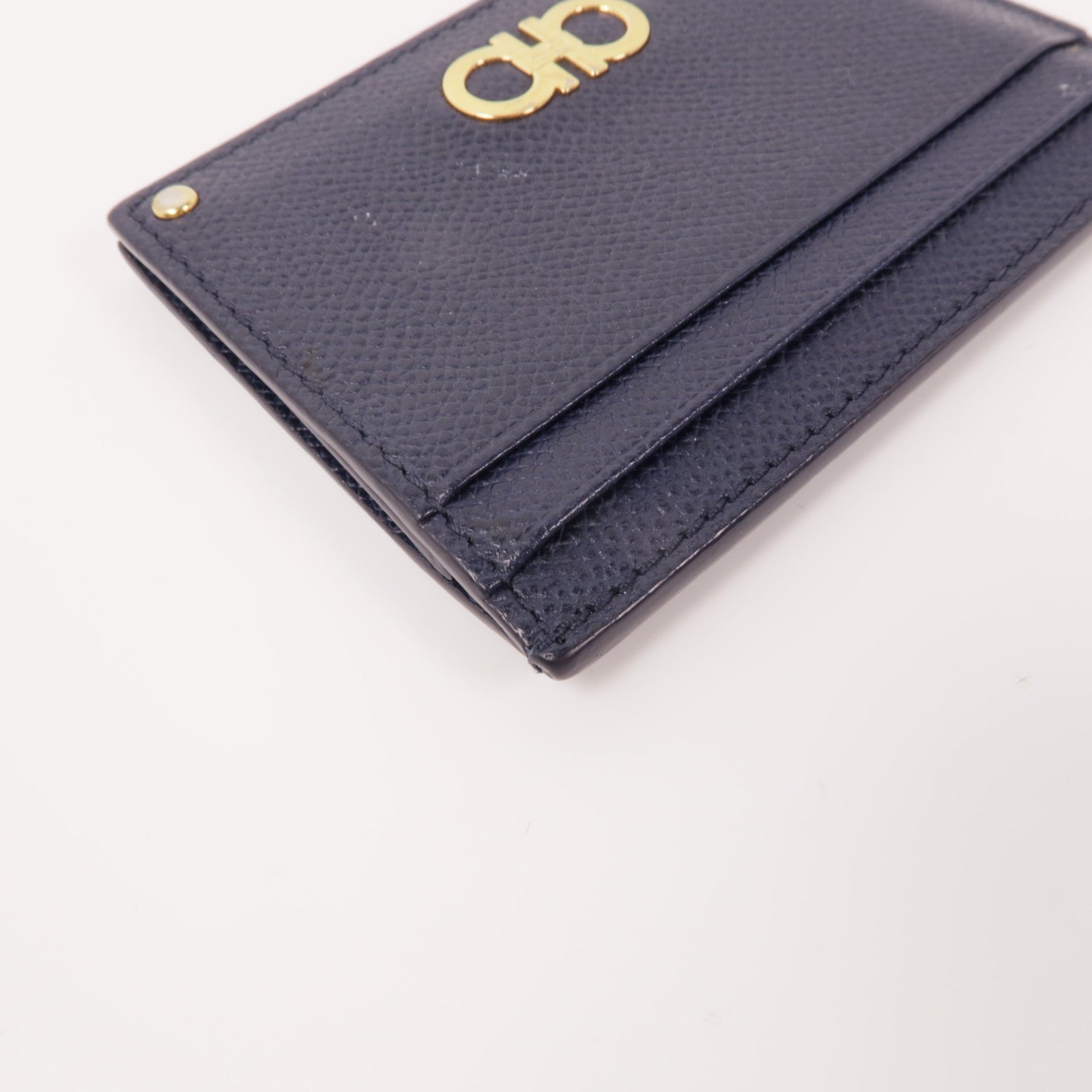 Salvatore Ferragamo 牛皮皮革Card Case金扣卡片套