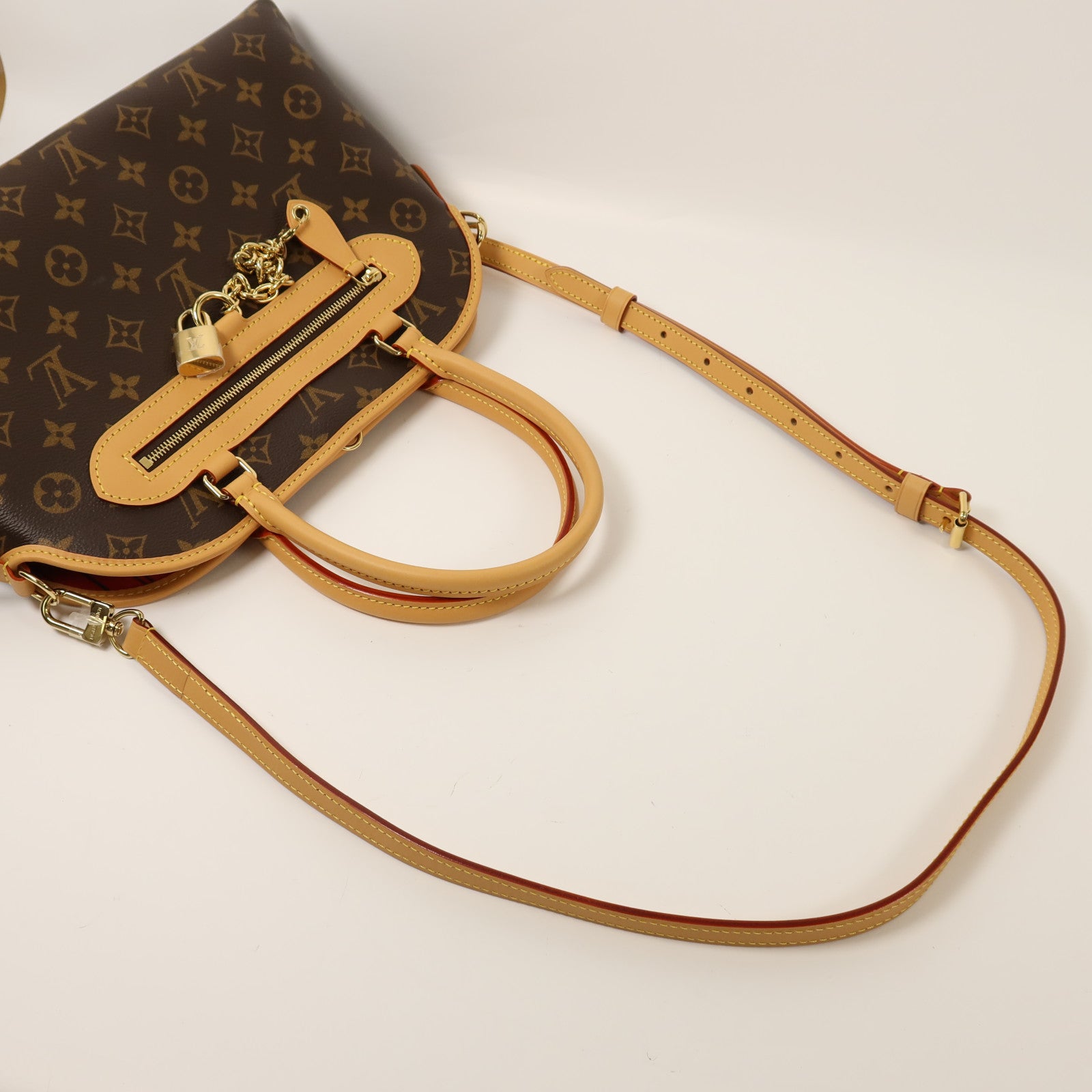 LOUIS VUITTON Monogram Ever More PM金扣手挽肩背兩用袋