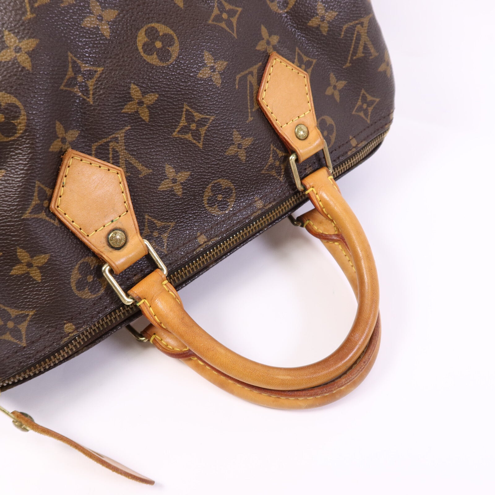 LOUIS VUITTON Monogram Speedy 25金扣手挽袋