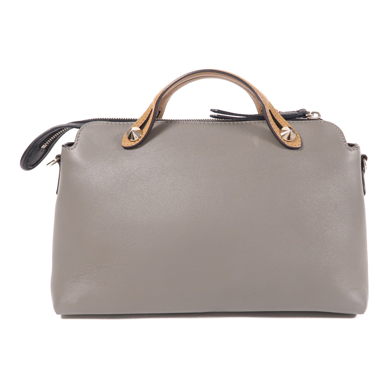 FENDI 牛皮皮革By The Way銀扣肩背袋