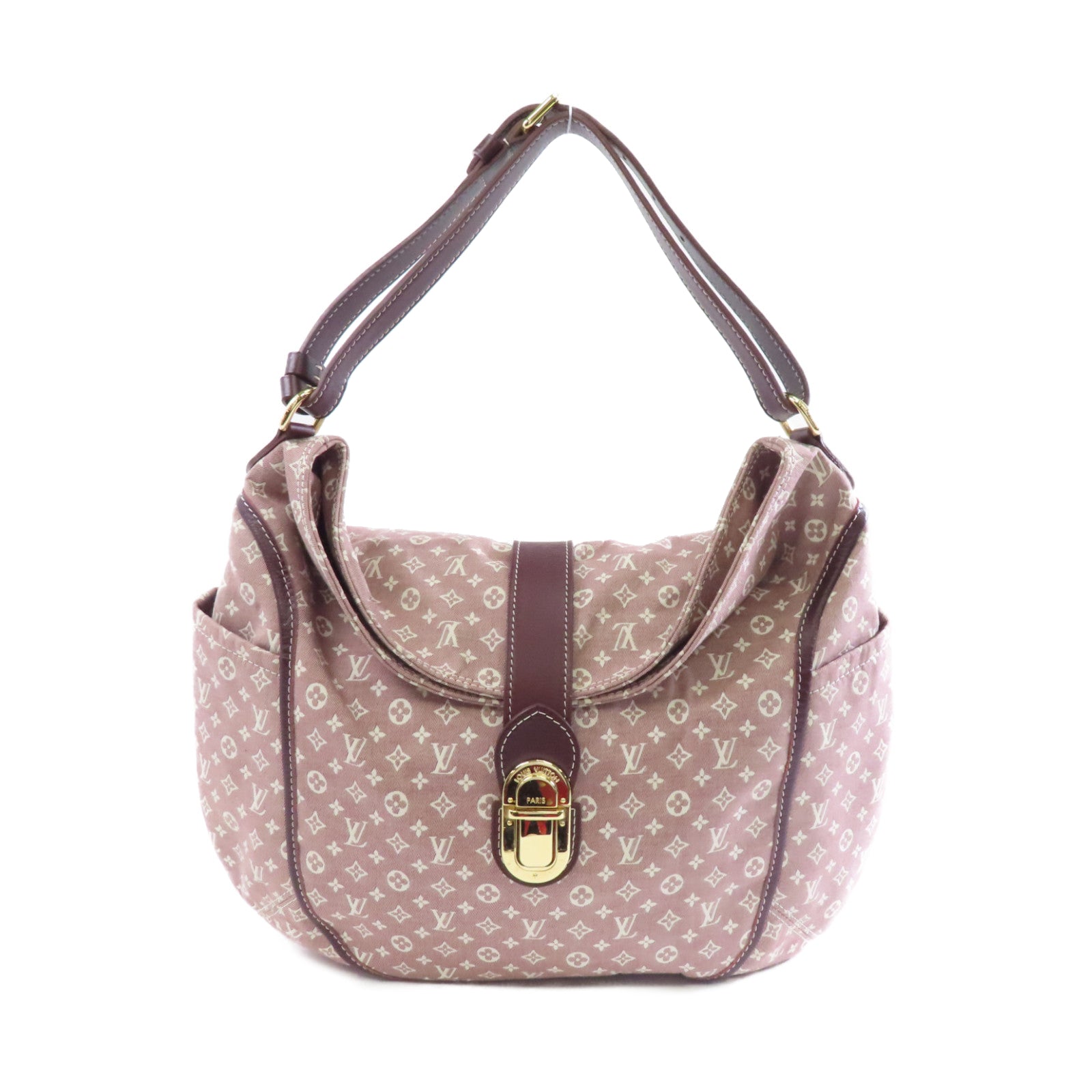 LOUIS VUITTON Monogram Idylle Romance Shoulder Bag金扣肩背袋紅色