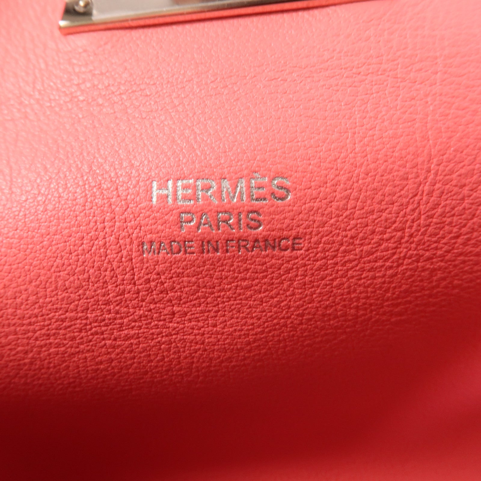 HERMES Swift皮革Tool Box 20手挽肩背兩用袋Rose Azalee