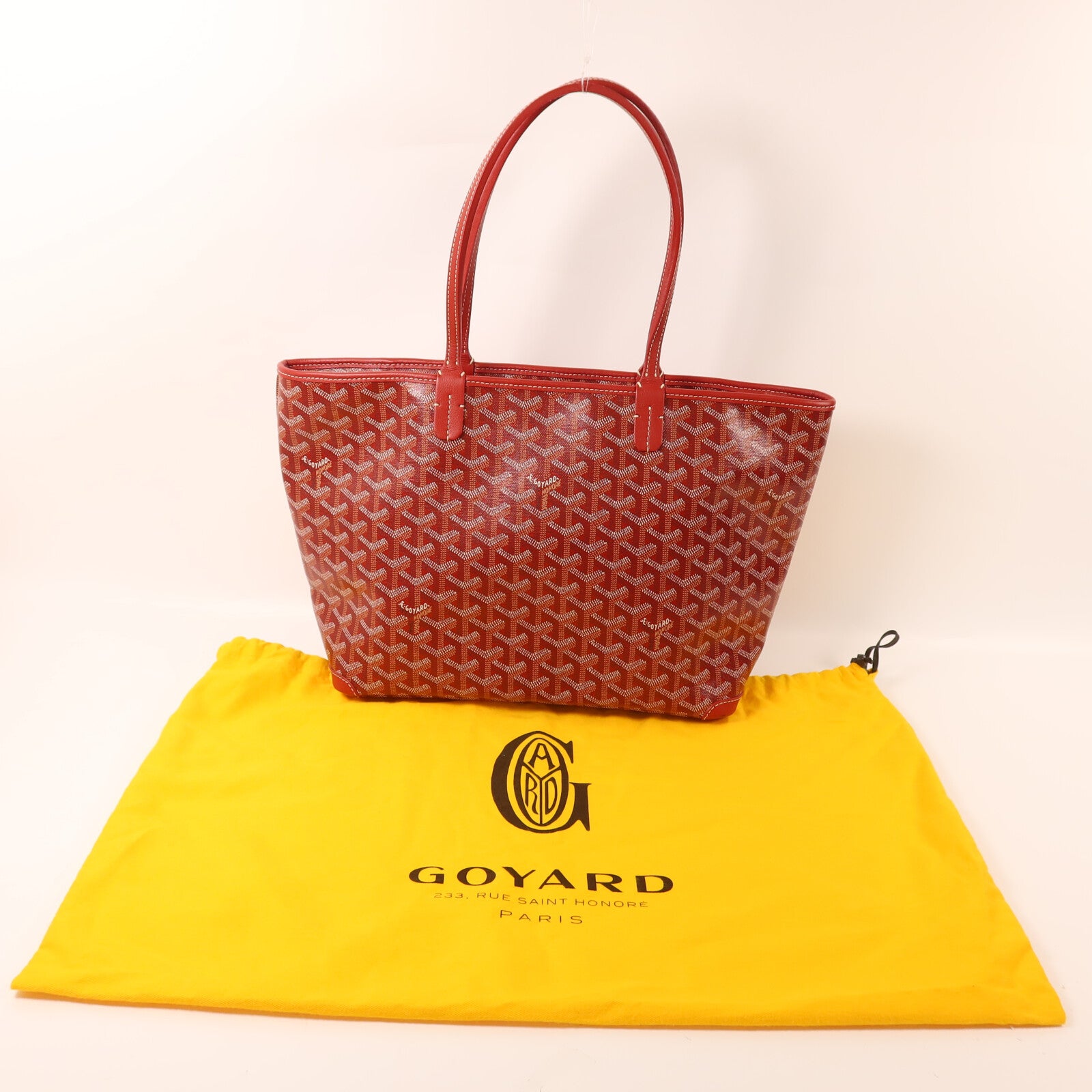 GOYARD 塗層帆布Artois PM銀扣手挽袋