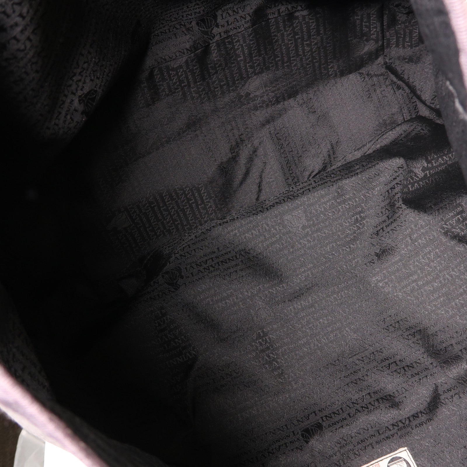 LANVIN 牛仔布Tote Bag肩背袋灰色