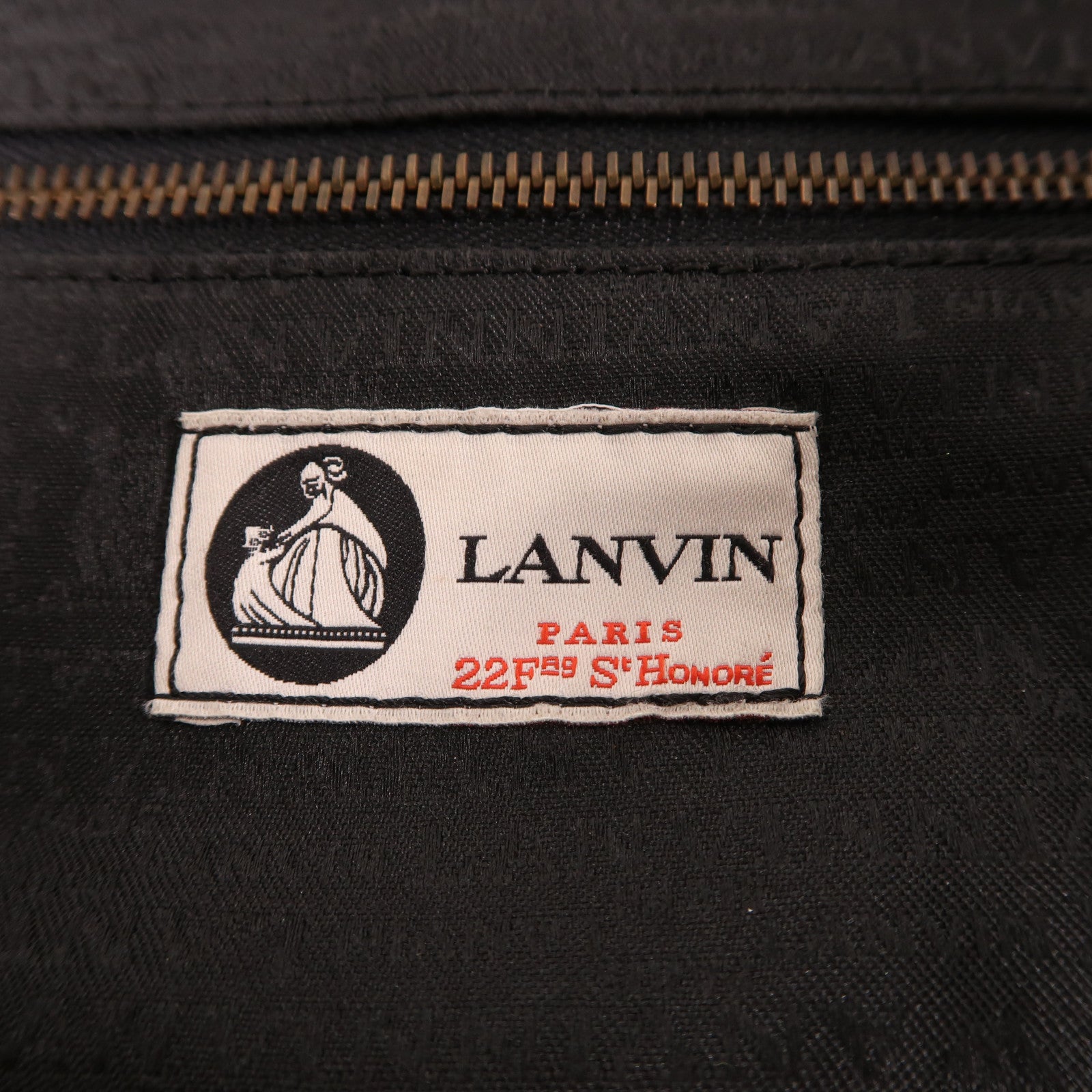 LANVIN 牛仔布Tote Bag肩背袋灰色