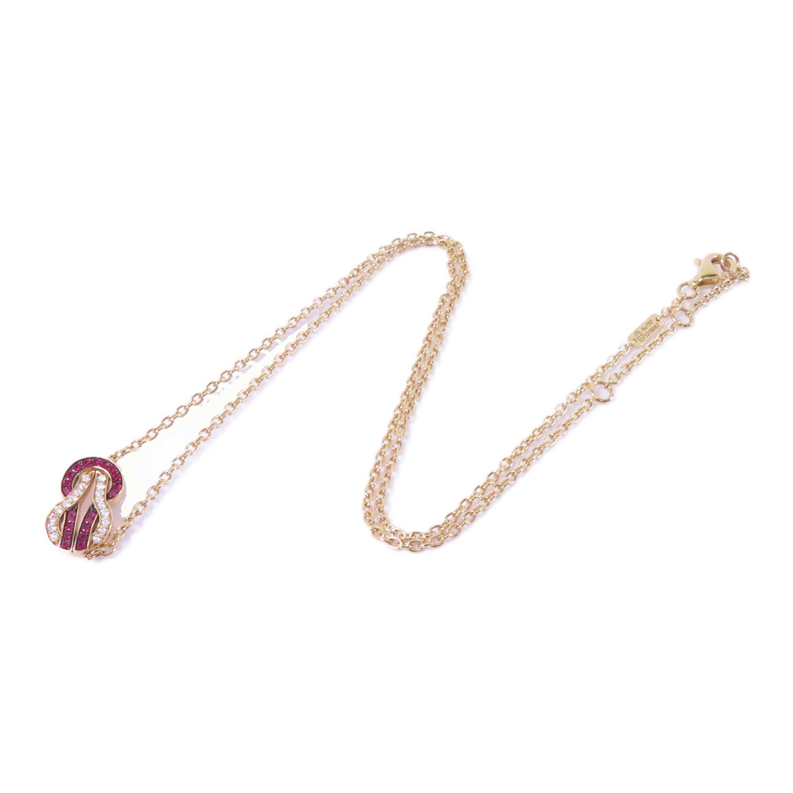FRED 【激減優惠】18K玫瑰金/鑽石Gold Necklace with Diamond項鏈