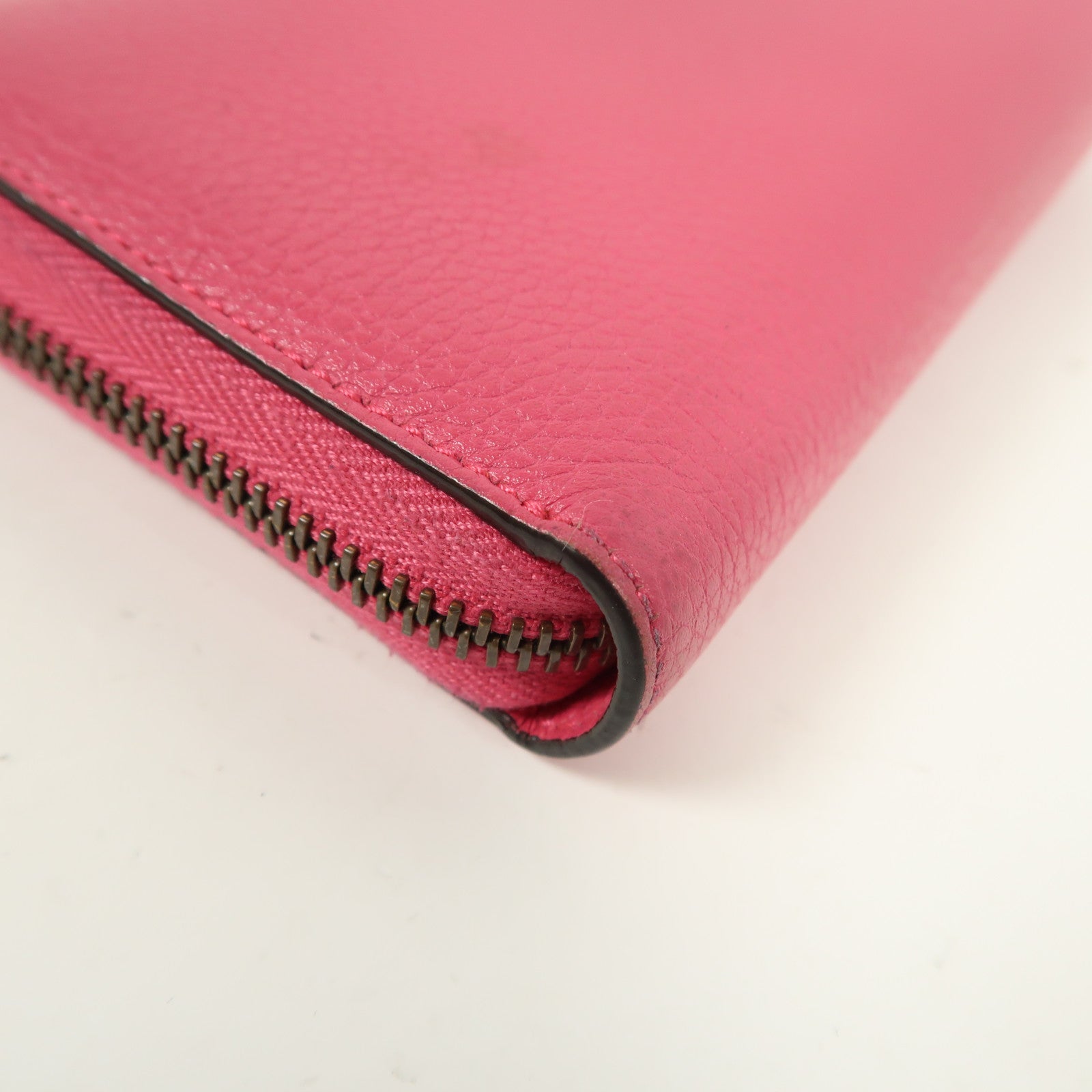 GUCCI CC Long Wallet 496317 Calfskin Leather Pink