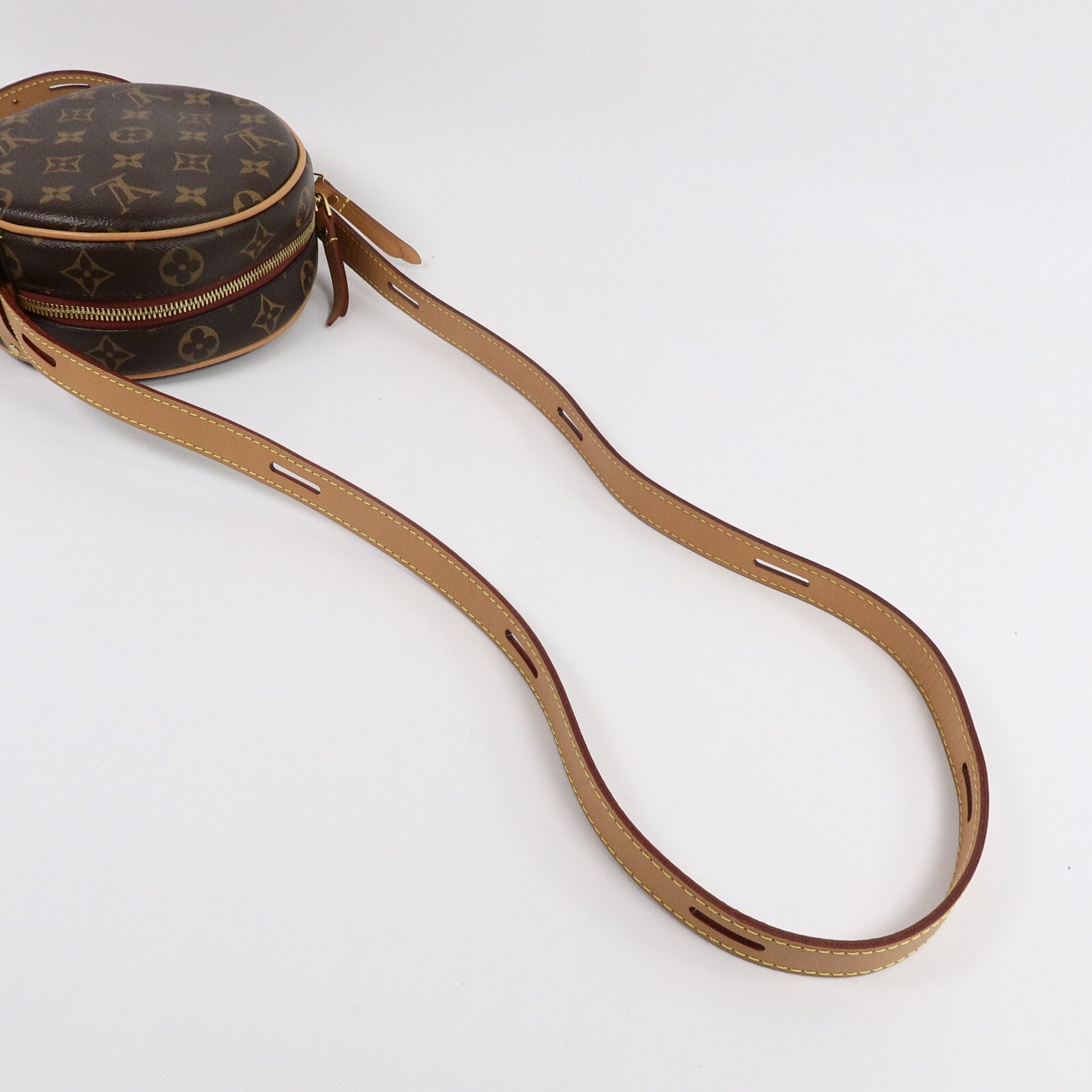 LOUIS VUITTON Monogram Boite Chapeau Souple PM金扣肩背袋