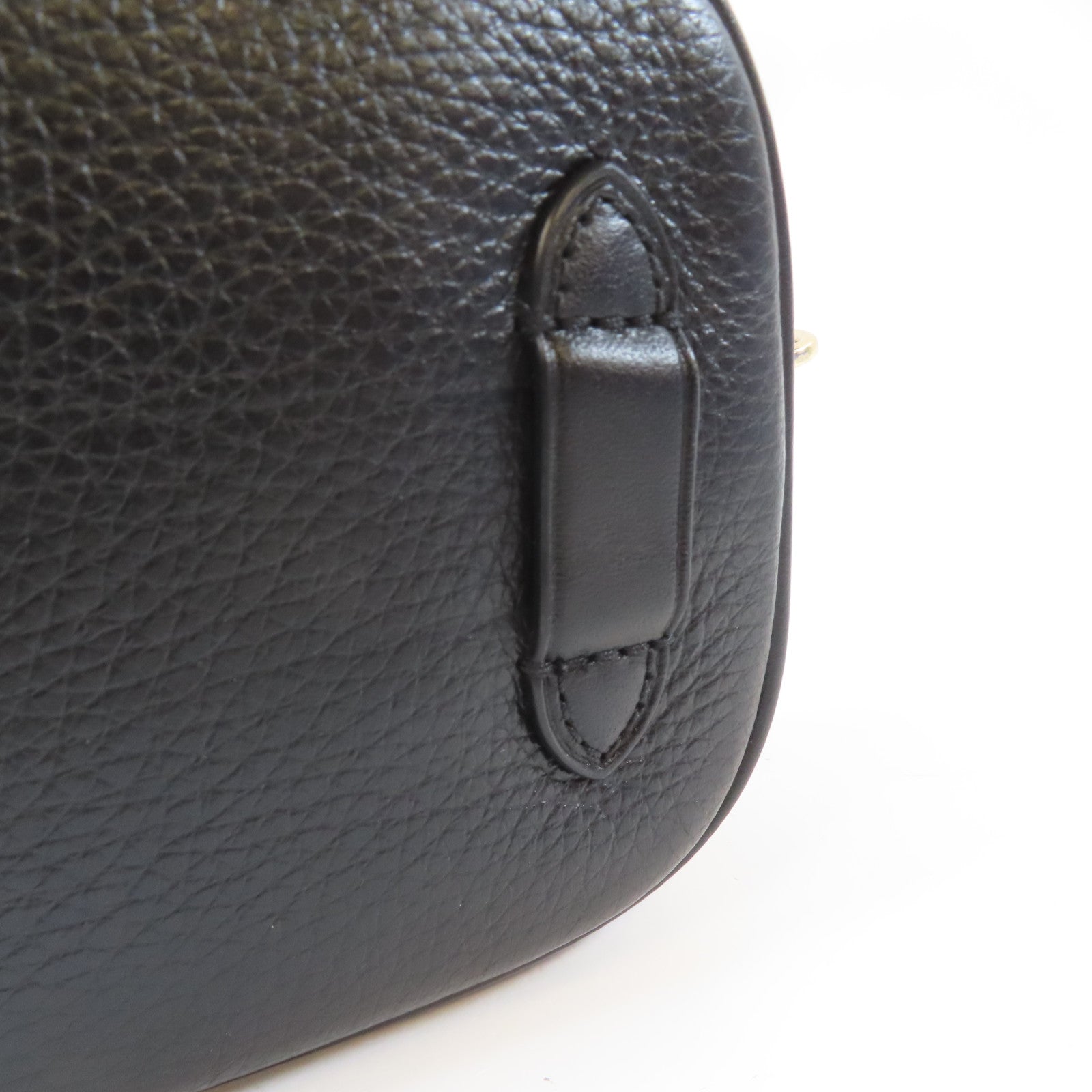 COACH 牛皮皮革Shoulder Bag金扣肩背袋黑色