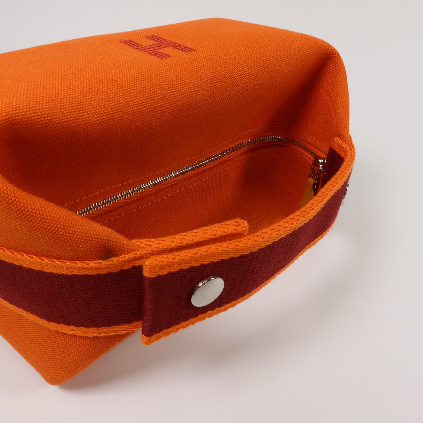 HERMES 帆布Bride a Brac PM手挽袋