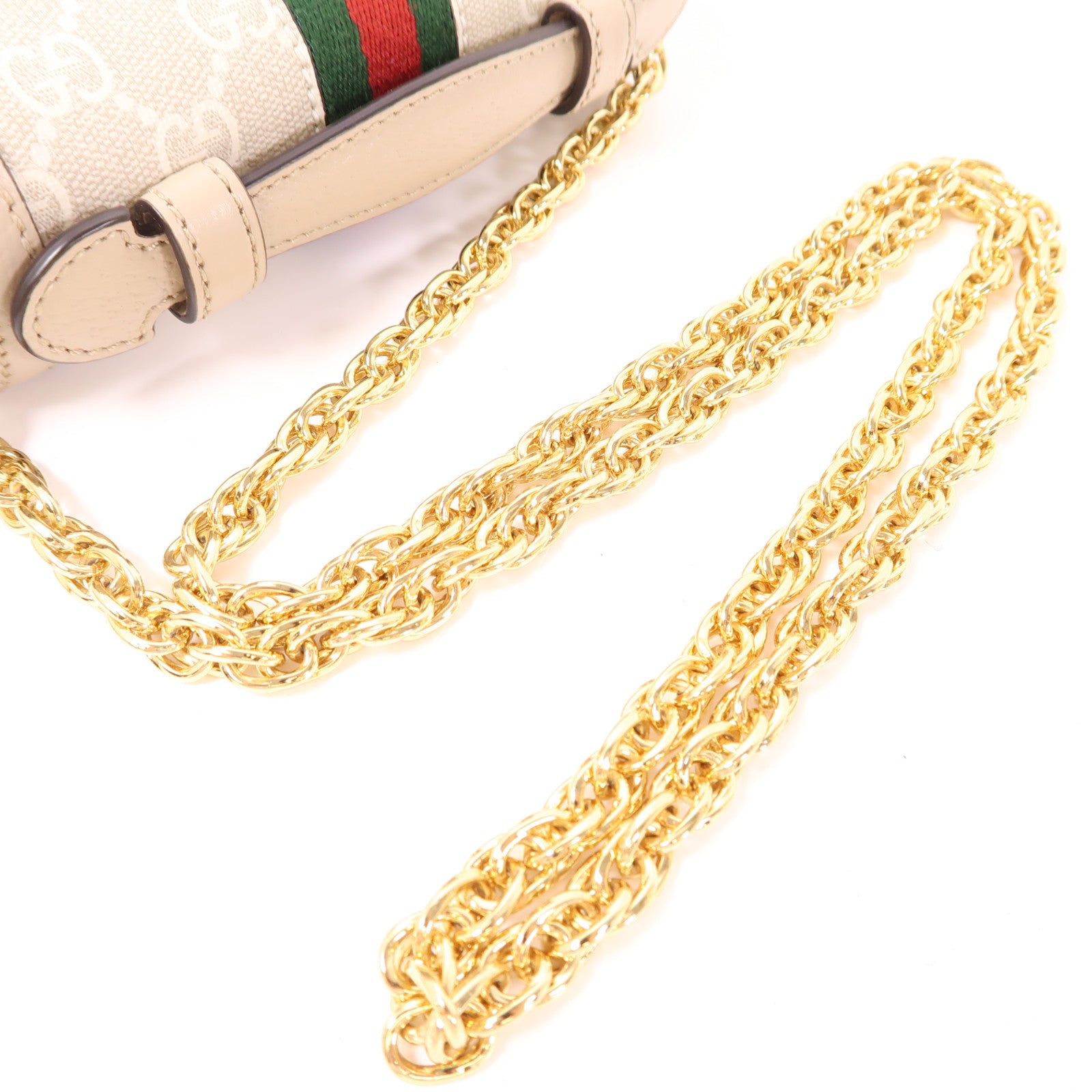 GUCCI 塗層帆布Ophidia Mini Shoulder Bag金扣手挽肩背兩用袋