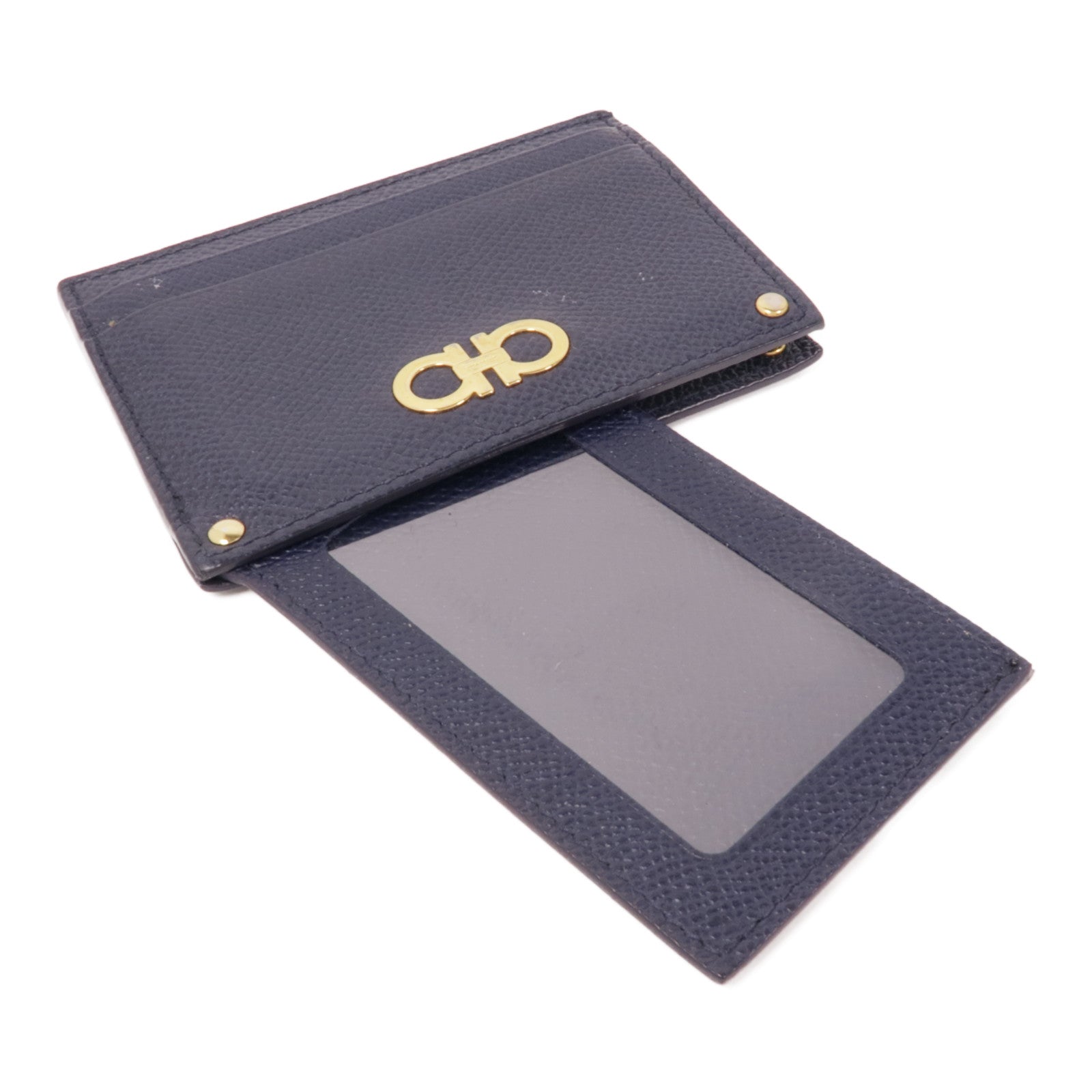 Salvatore Ferragamo 牛皮皮革Card Case金扣卡片套