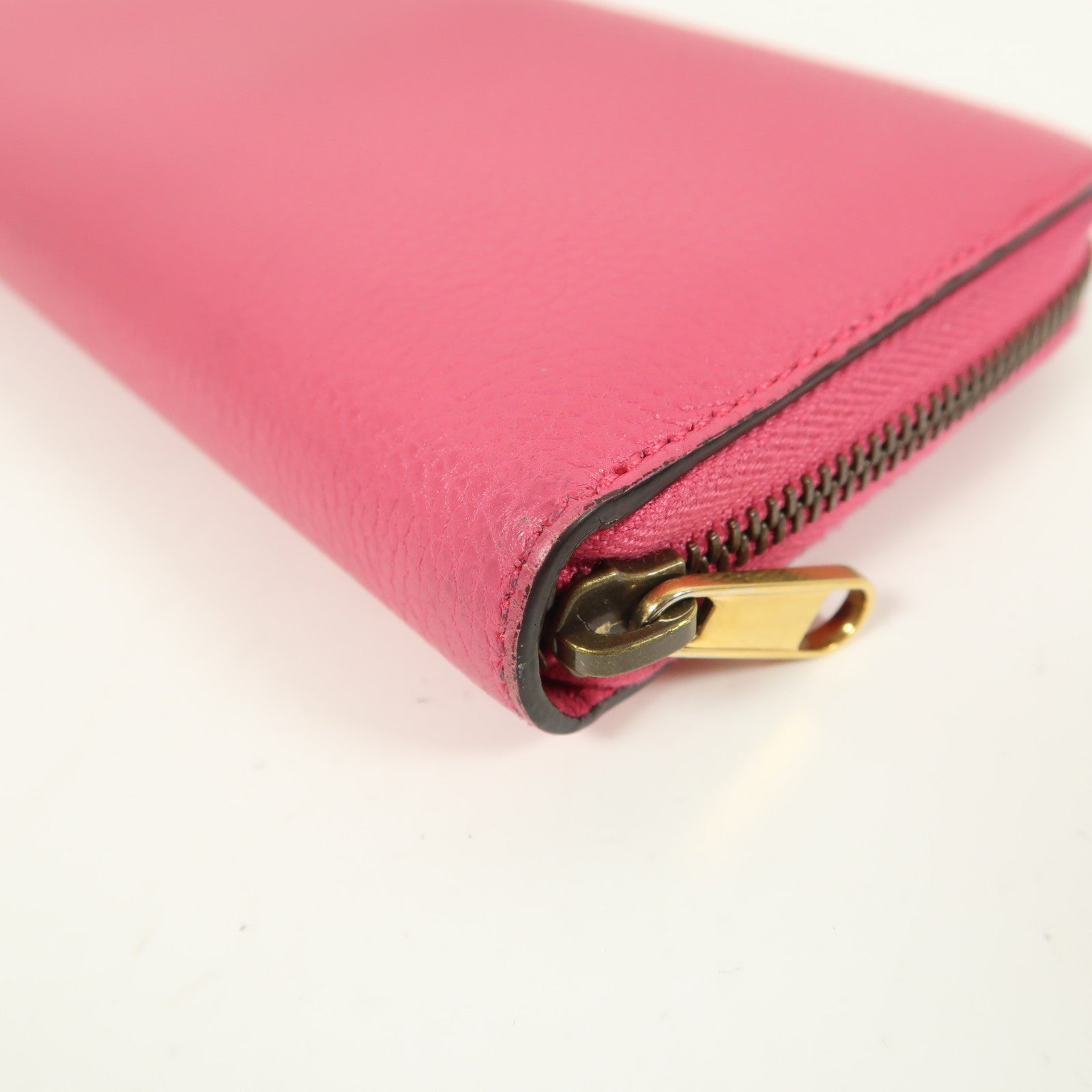 GUCCI CC Long Wallet 496317 Calfskin Leather Pink