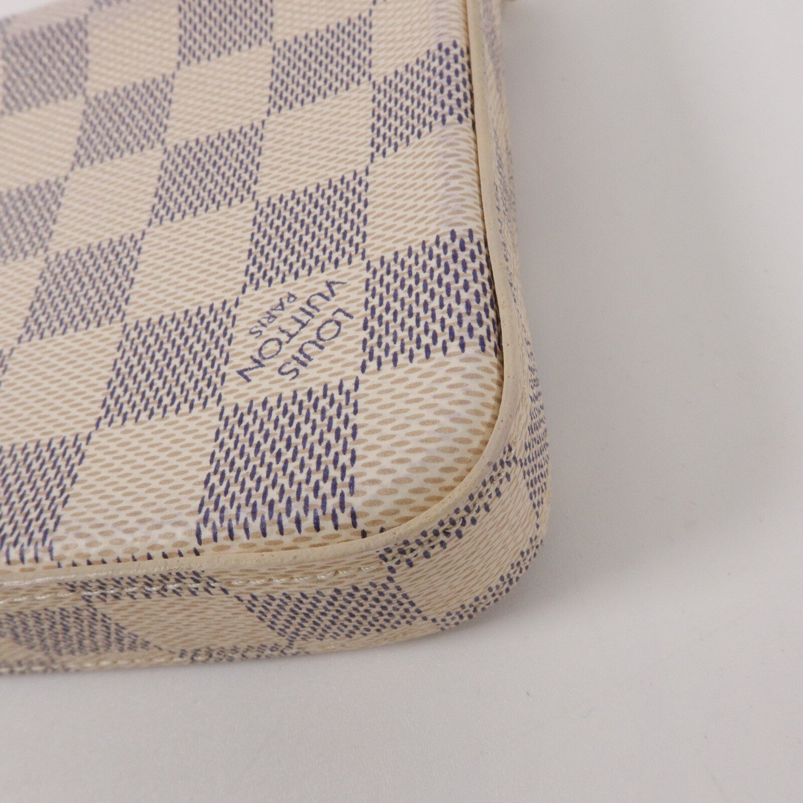 LOUIS VUITTON Damier Azur Felicia Pochette鏈帶肩背袋