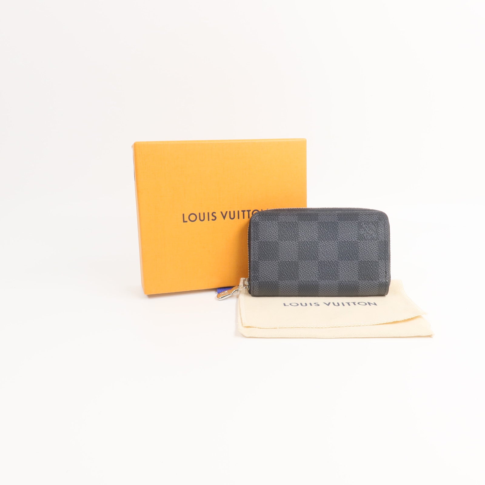 LOUIS VUITTON Damier Graphite Zippy Coin Purse零錢包
