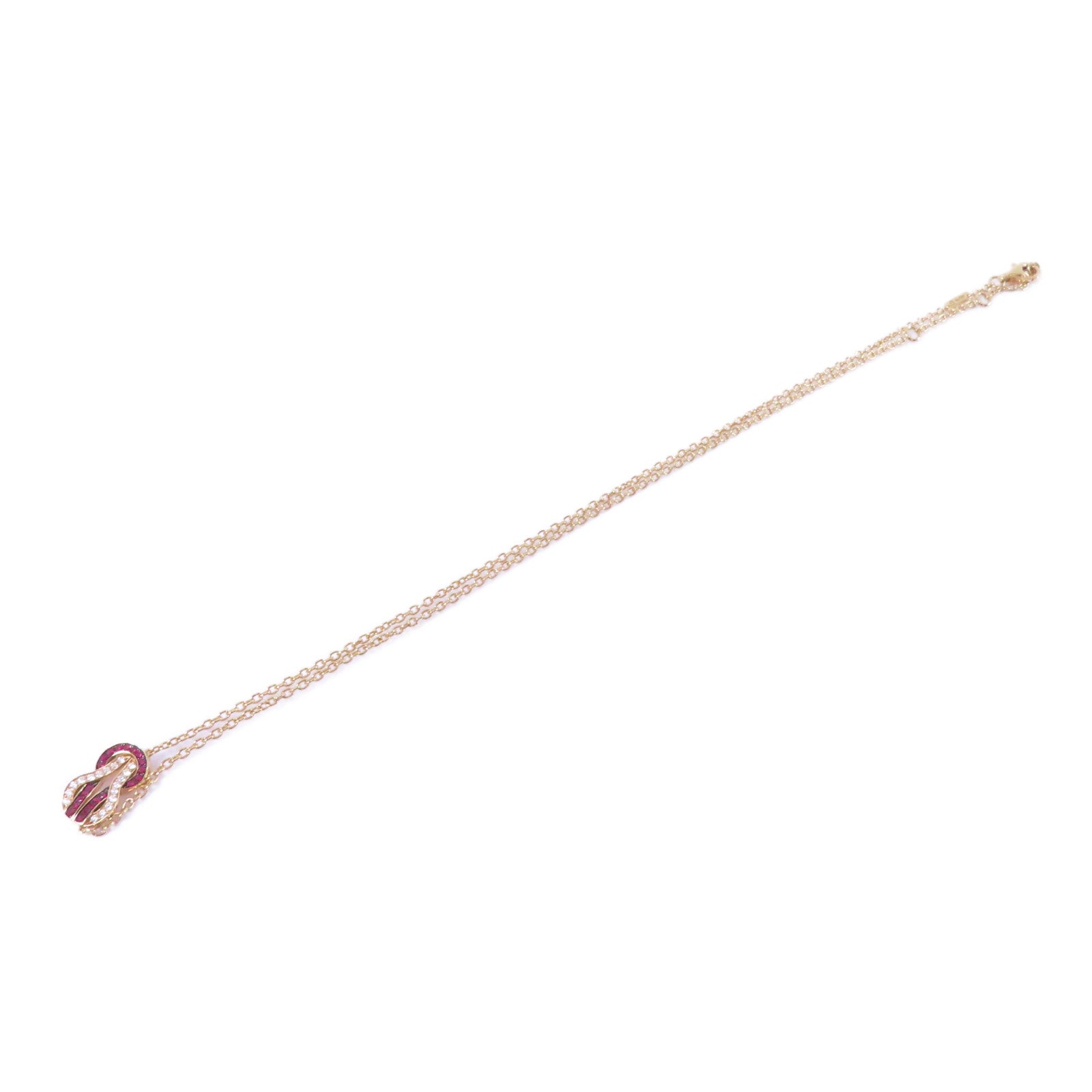 FRED 【激減優惠】18K玫瑰金/鑽石Gold Necklace with Diamond項鏈