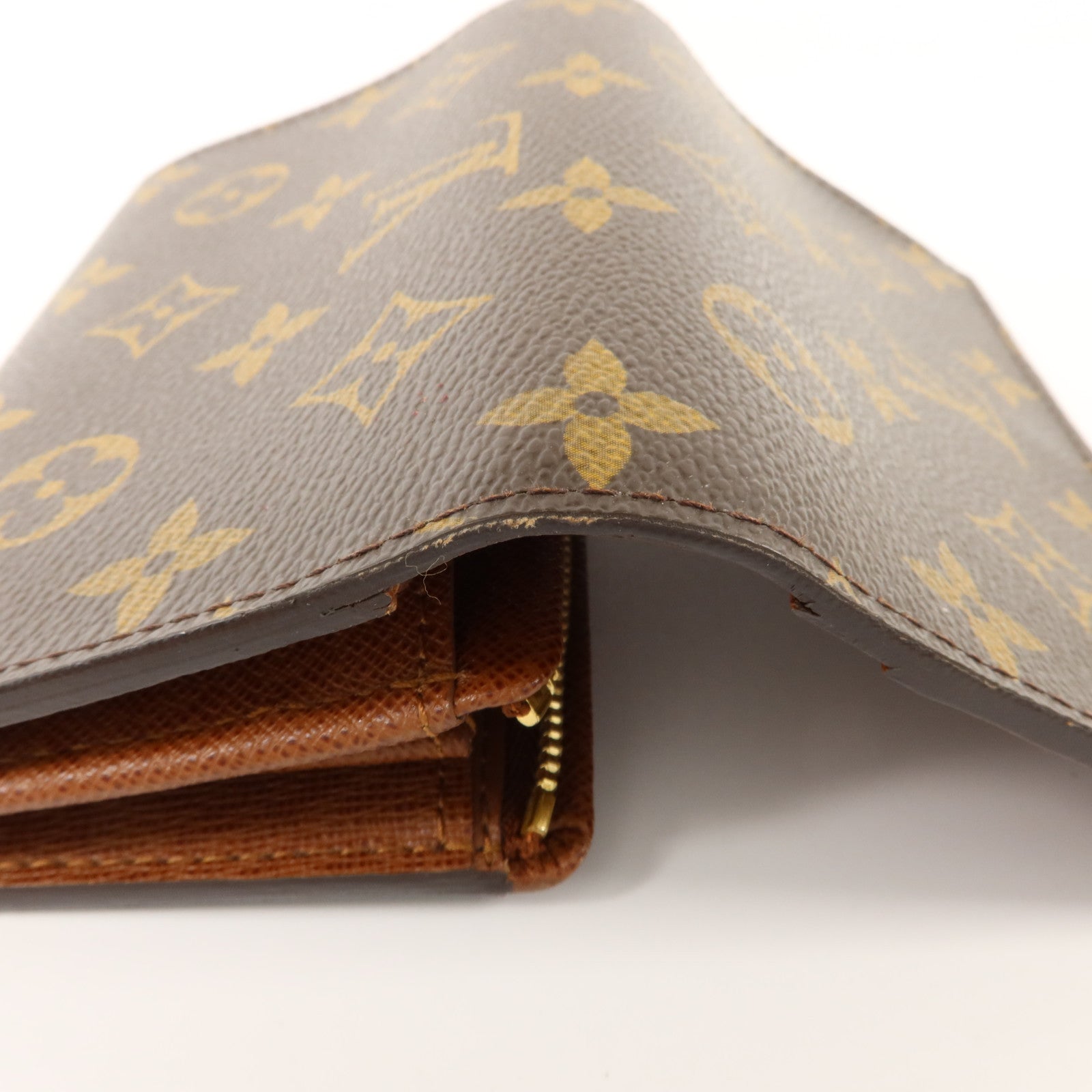 LOUIS VUITTON Monogram Bifold Wallet金扣錢包