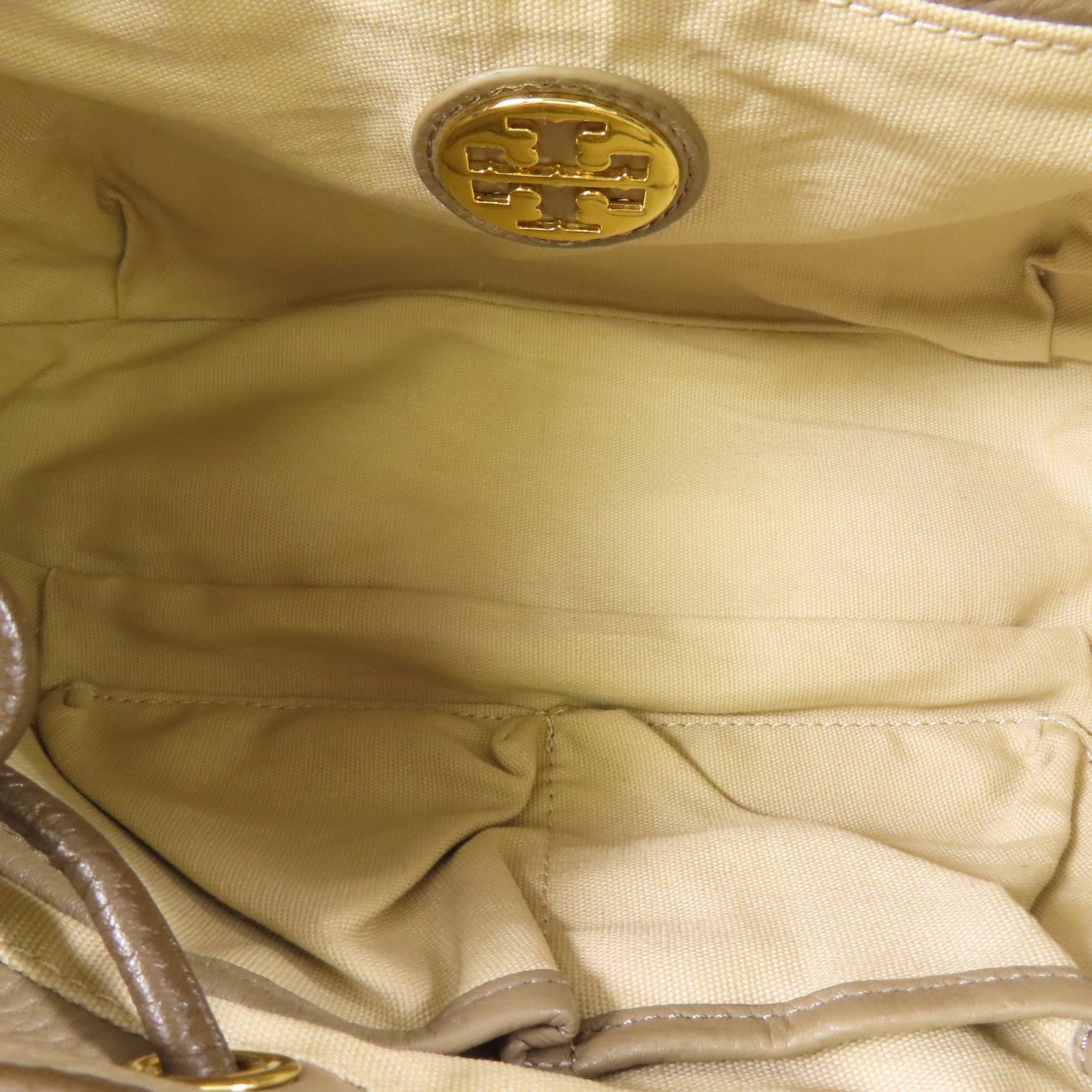 Tory Burch【激減優惠】 牛皮皮革Shoulder Bag金扣肩背袋