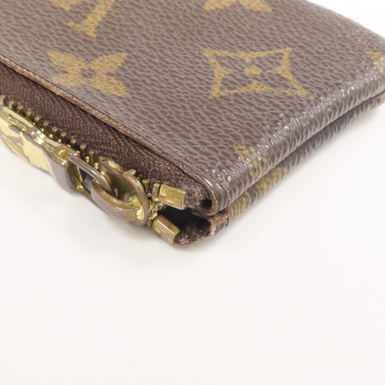 LOUIS VUITTON Monogram Key Pouch金扣鎖匙包