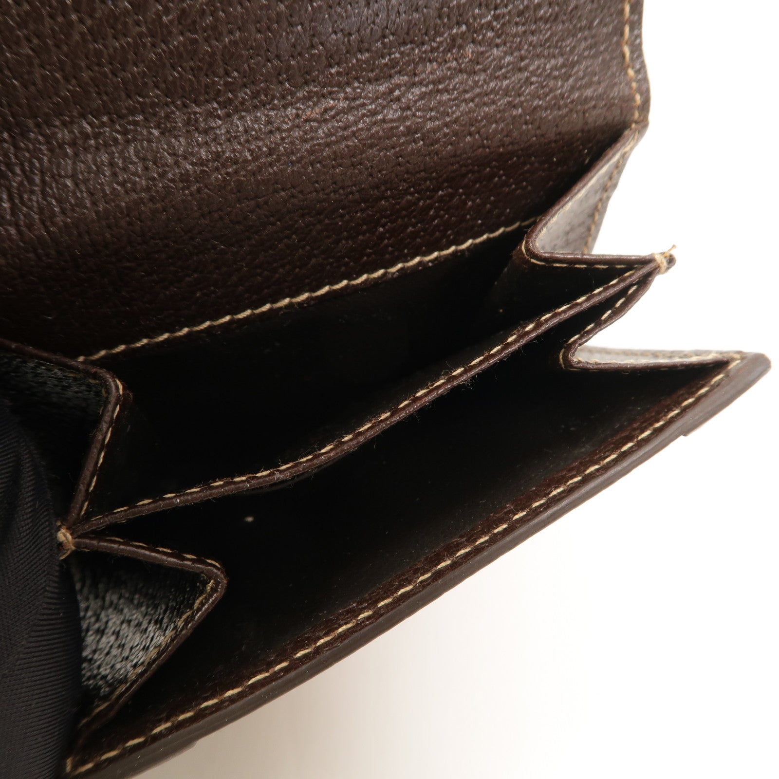 GUCCI 帆布/牛皮皮革Bifold Wallet錢包