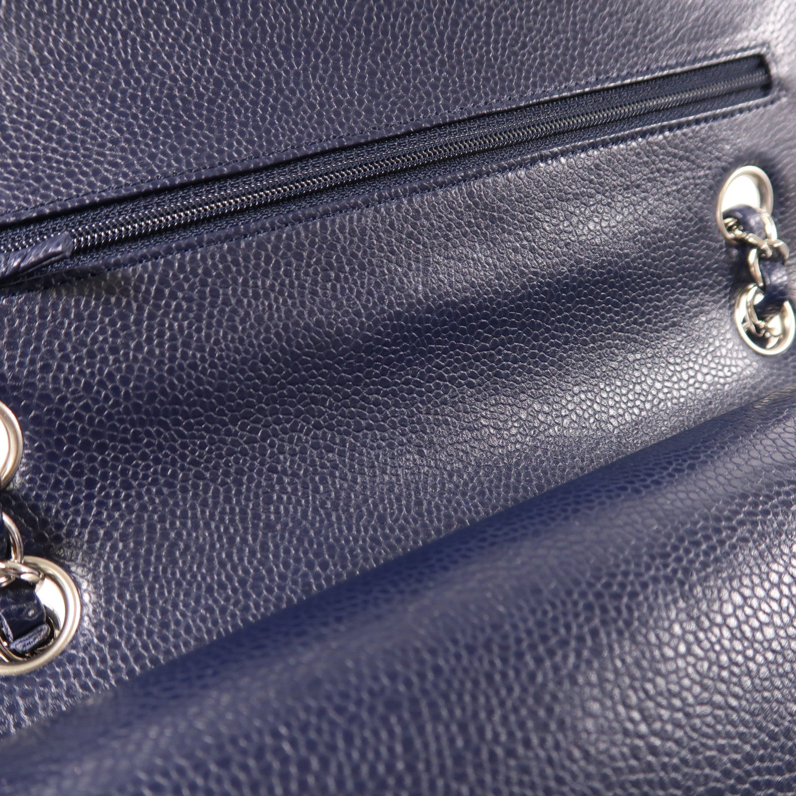 CHANEL 牛皮皮革Classic 25銀扣鏈帶肩背袋