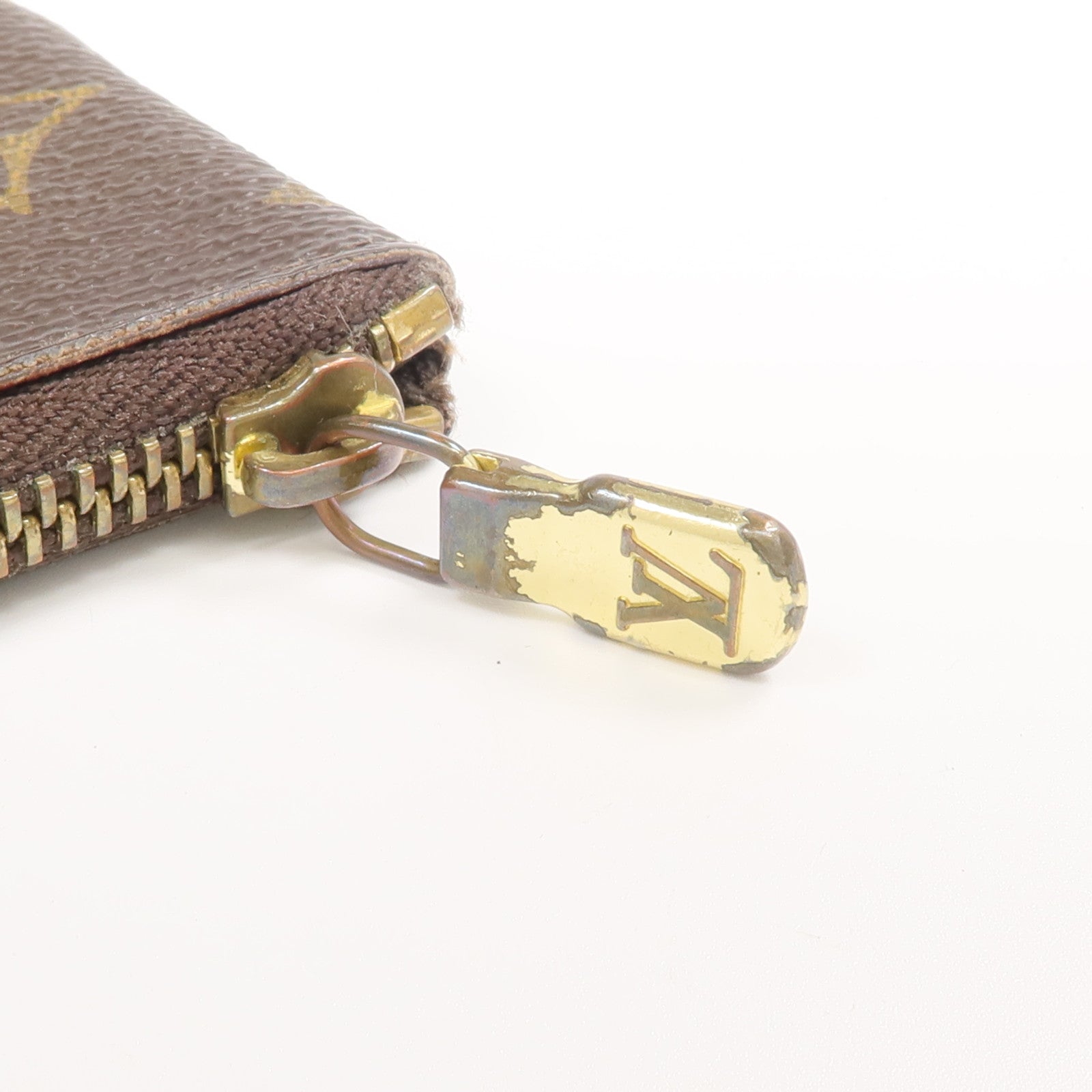 LOUIS VUITTON Monogram Key Pouch金扣鎖匙包