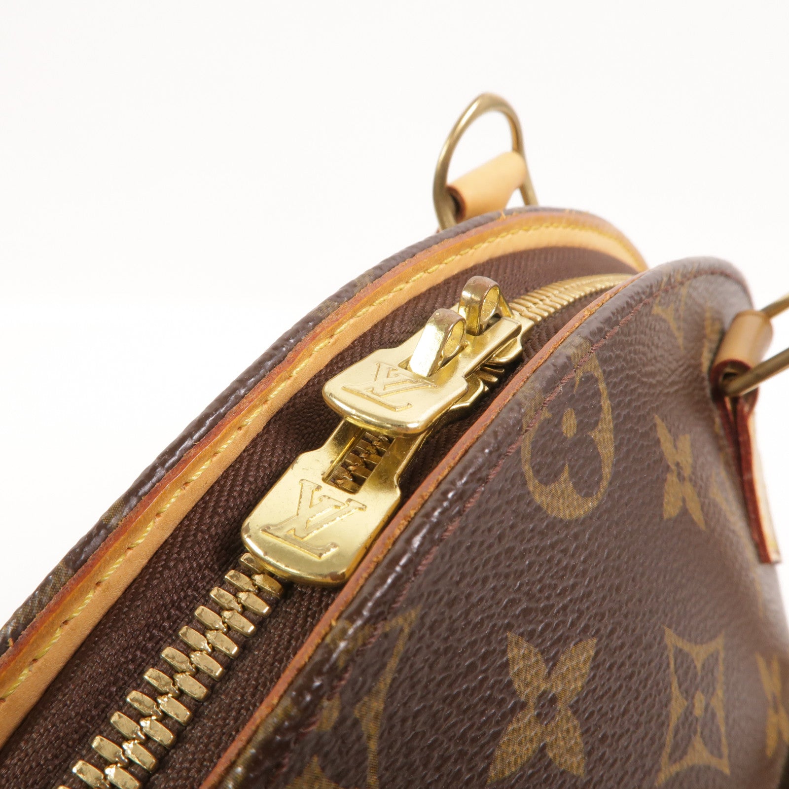LOUIS VUITTON Monogram Ellipse MM金扣手挽袋