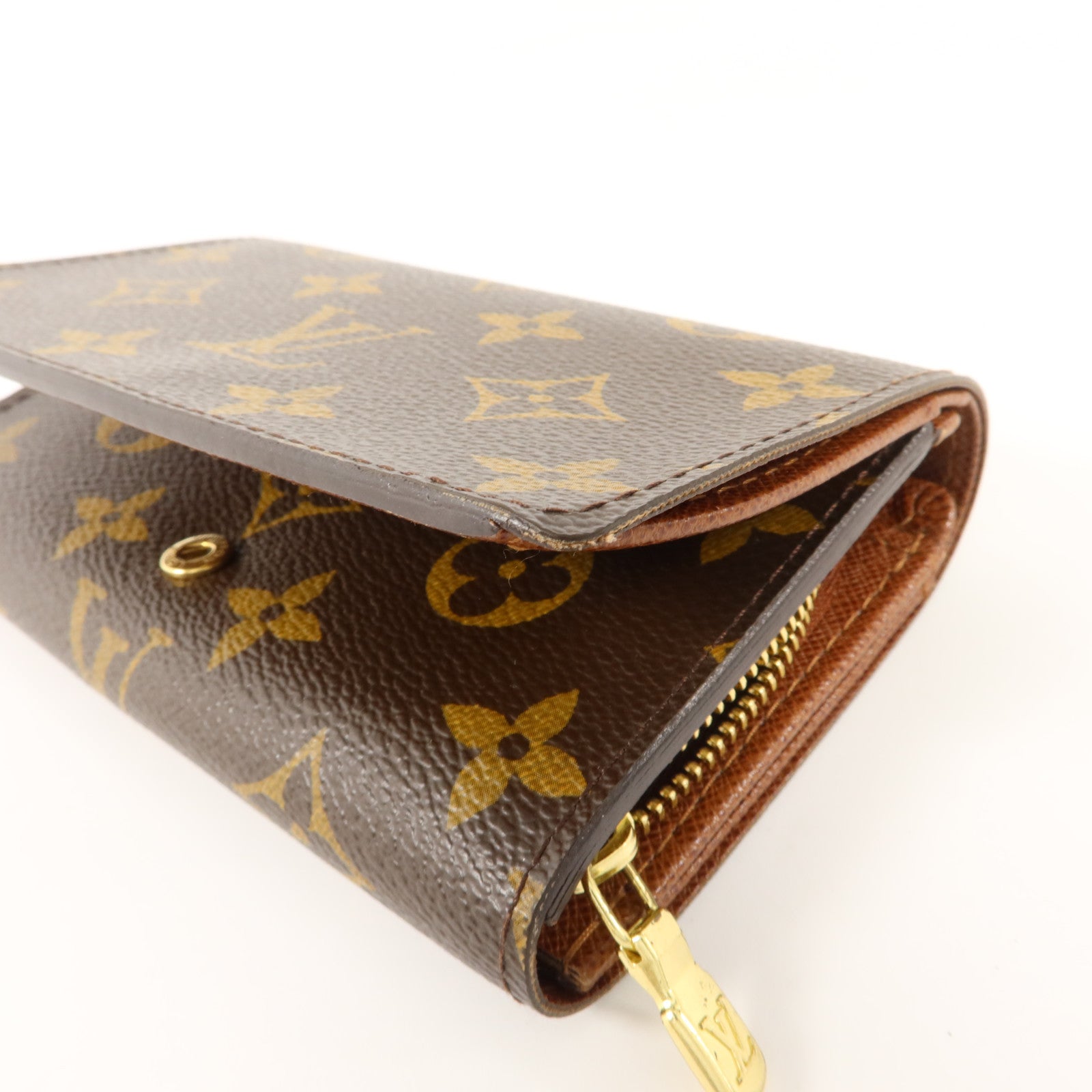 LOUIS VUITTON Monogram Bifold Wallet金扣錢包