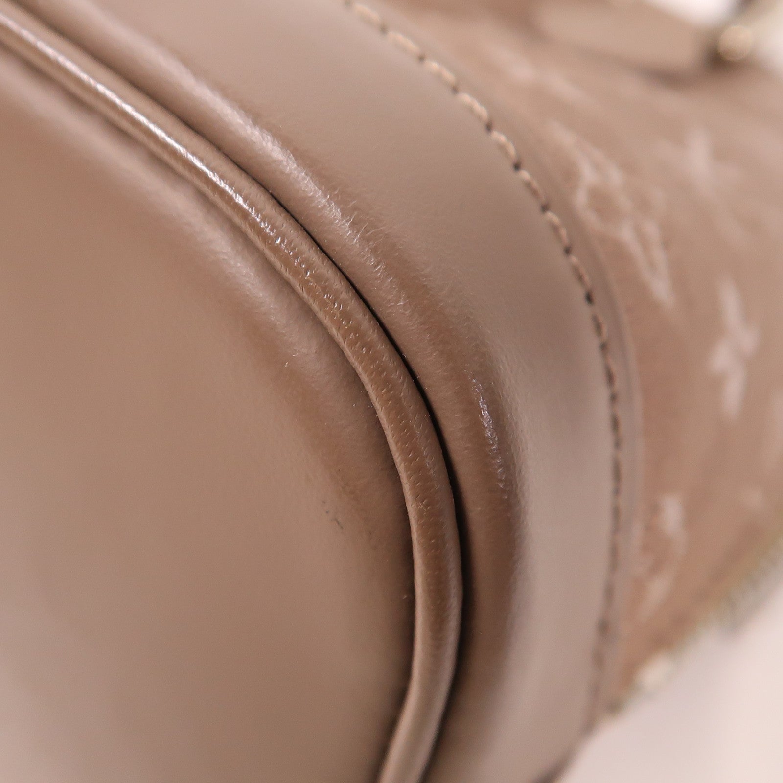 LOUIS VUITTON Monogram Satin Little Alma銀扣手挽袋