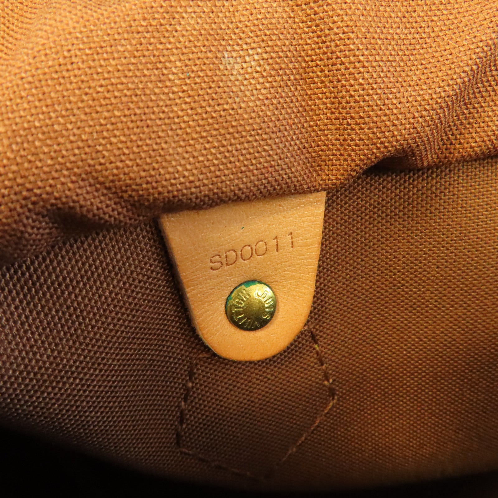 LOUIS VUITTON Monogram Speedy 25金扣手挽袋啡色