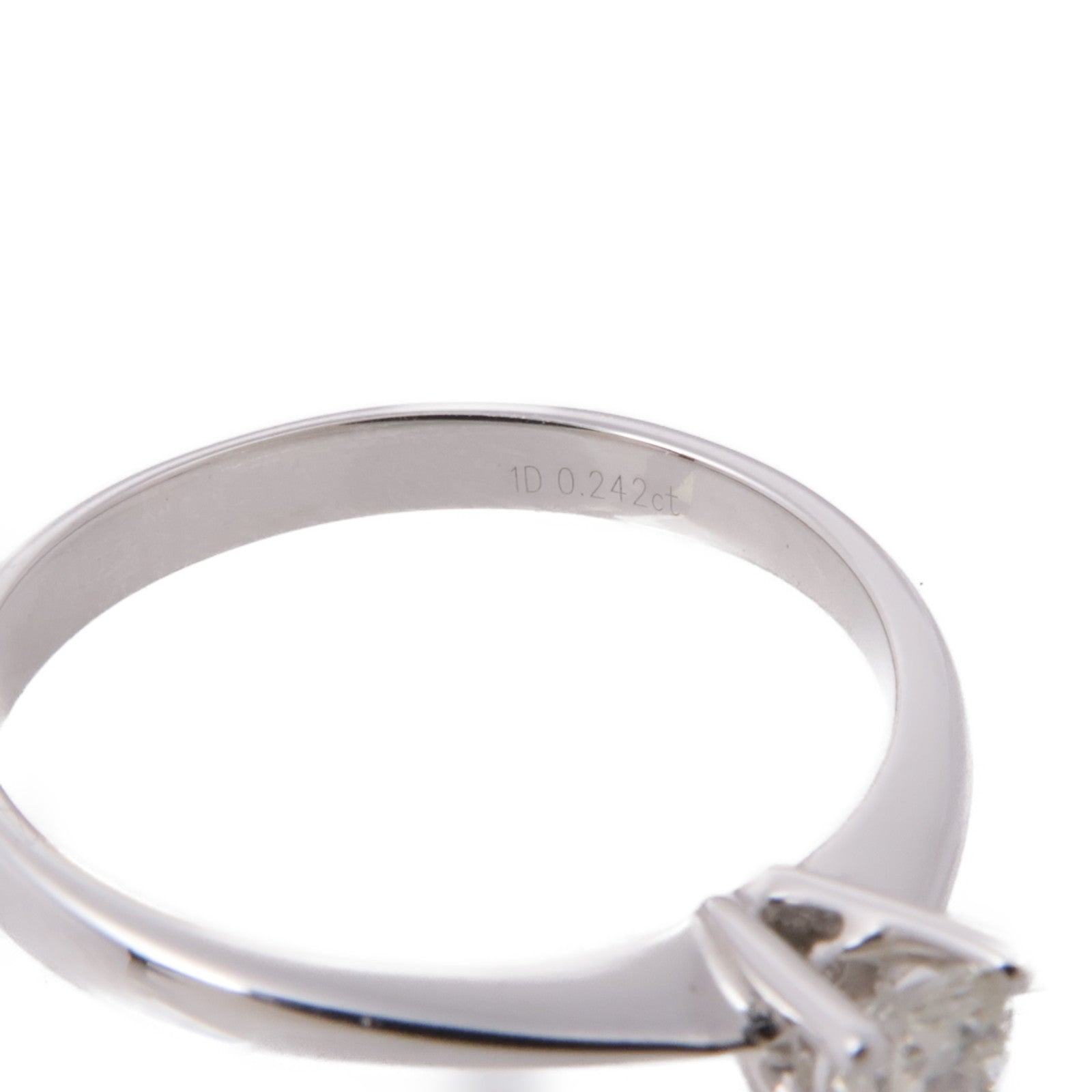 JEWELRY 【激減優惠】18K白金Diamond Ring鑽石戒指US#5.75