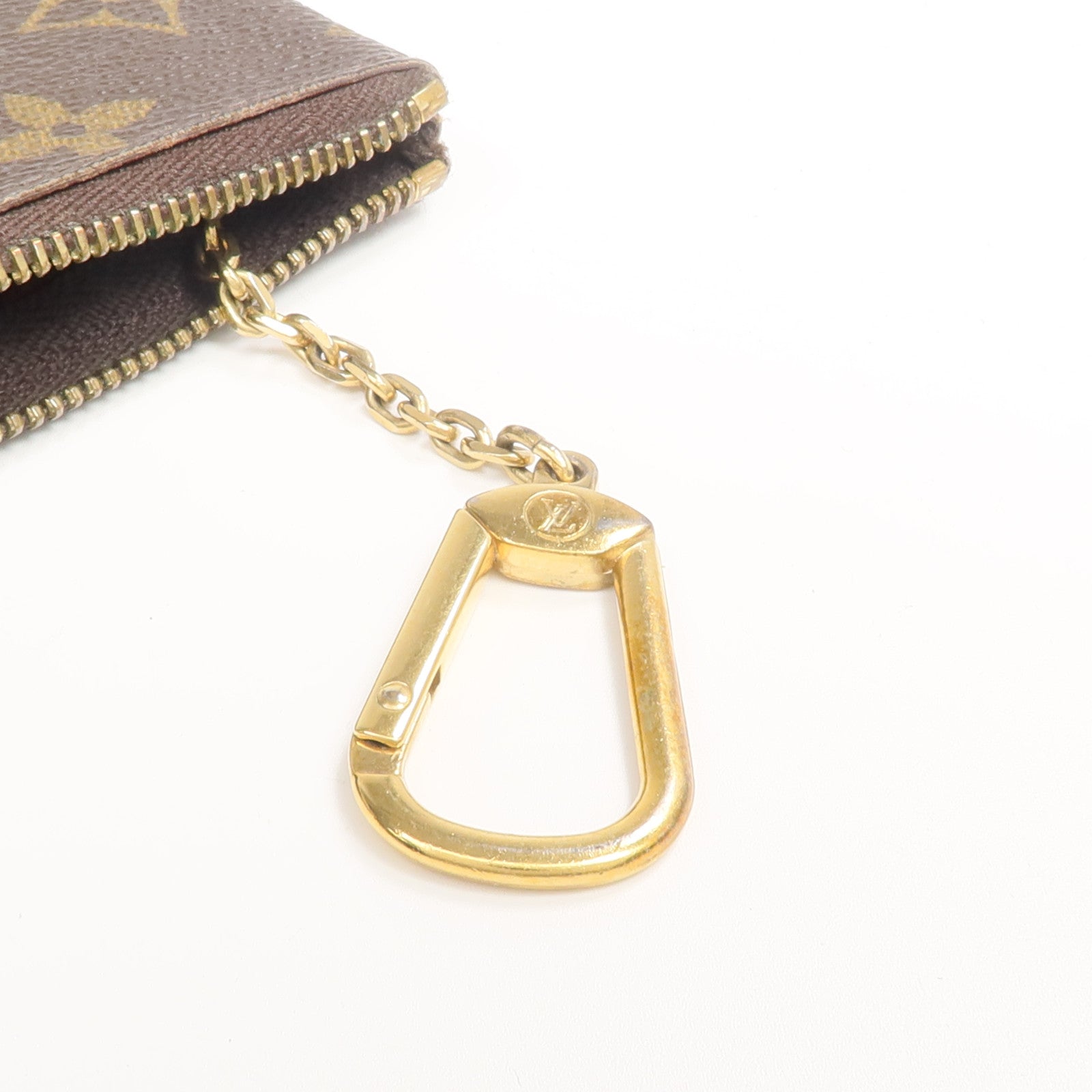 LOUIS VUITTON Monogram Key Pouch金扣鎖匙包