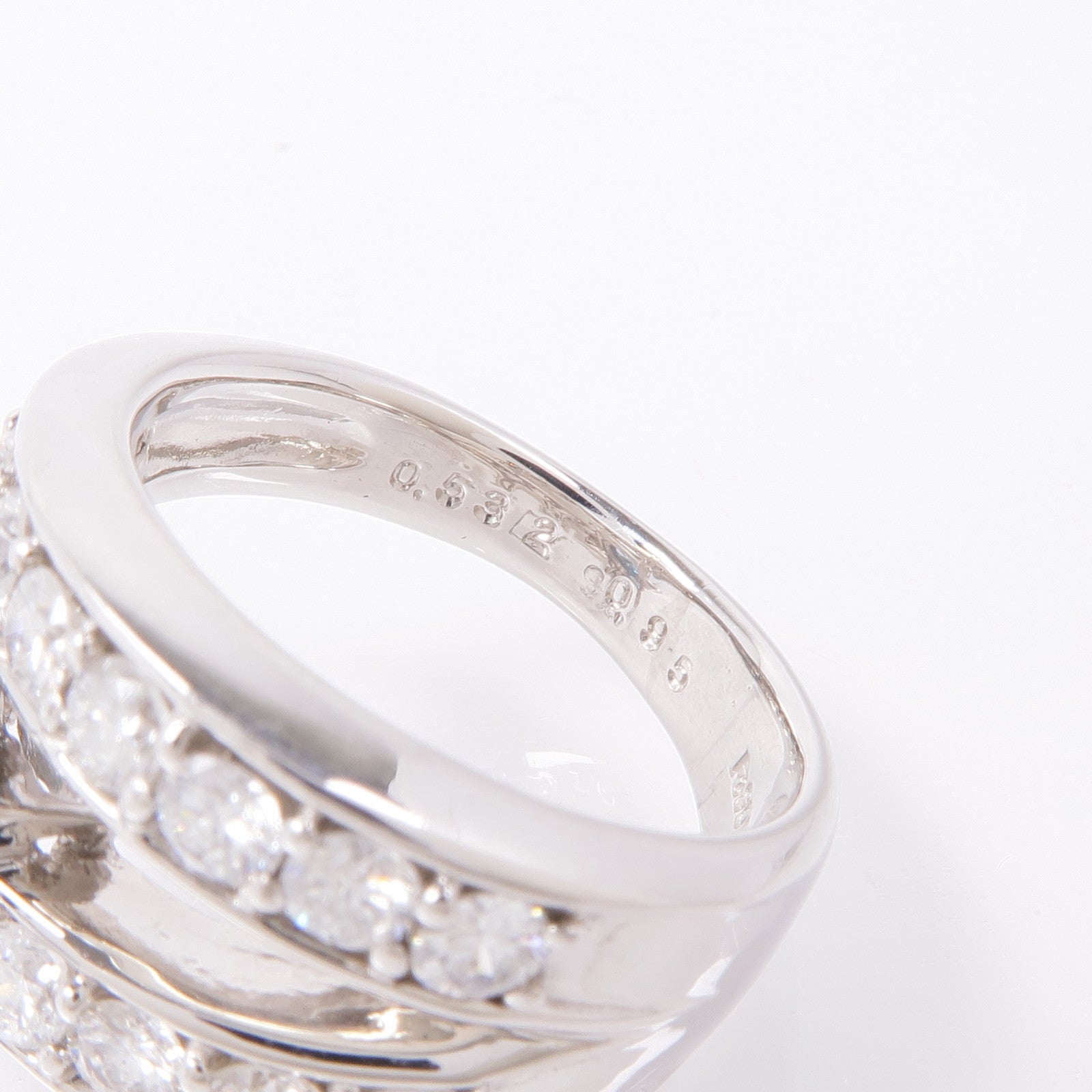 JEWELRY PT900鉑金Diamond Ring鑽石戒指US#5.5