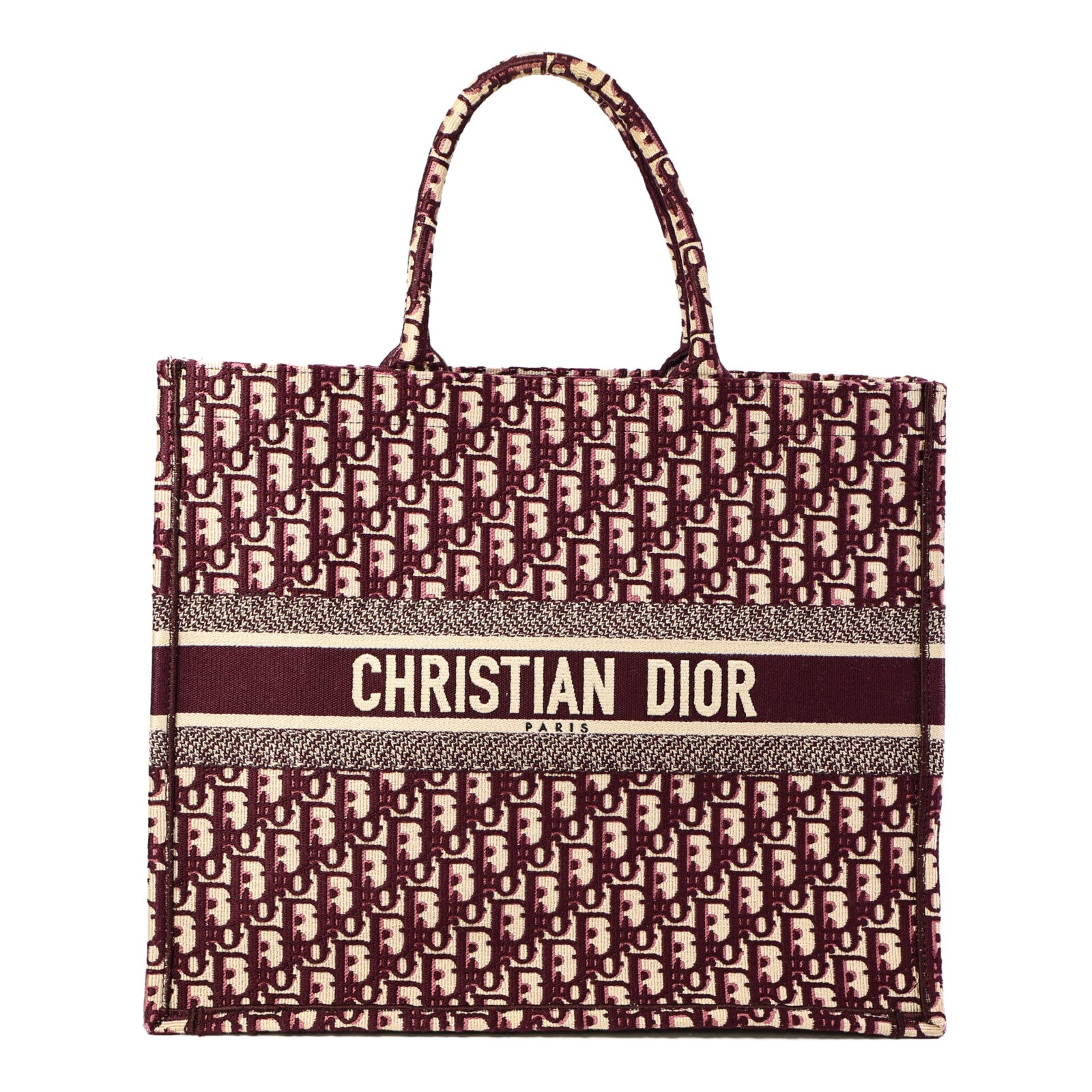 Dior 帆布Oblique Book Tote Large手挽袋