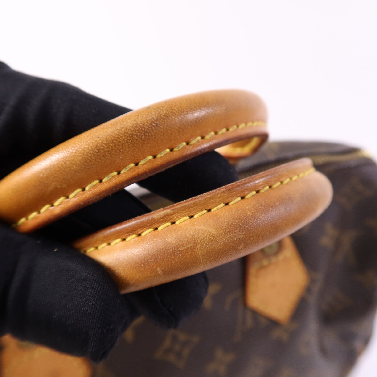 LOUIS VUITTON Monogram Speedy 25金扣手挽袋