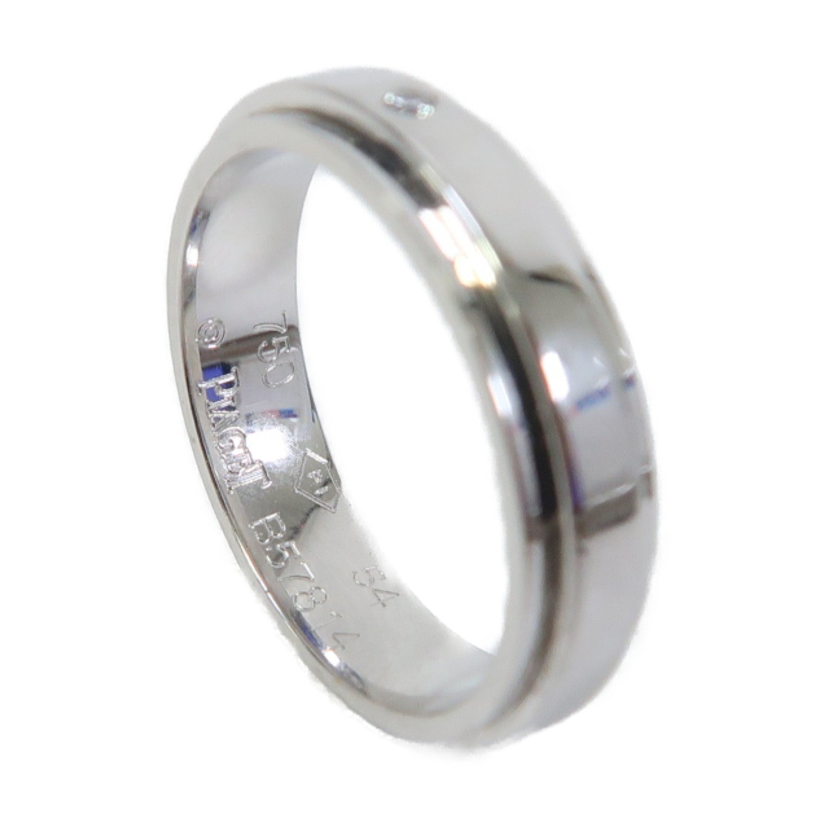 PIAGET 18K白金Diamond Ring鑽石戒指US#7