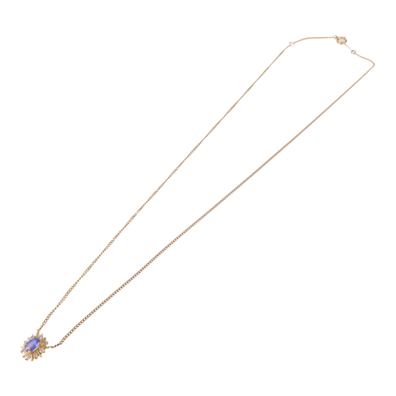 JEWELRY 18K黃金Sapphire/Diamond Necklace藍寶石/鑽石項鍊