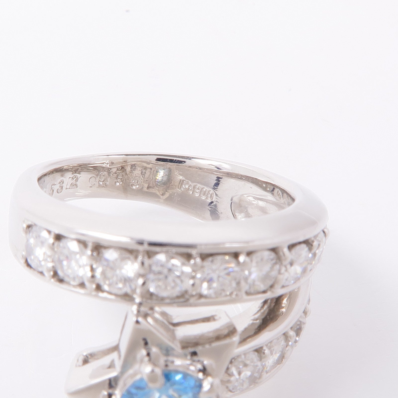 JEWELRY PT900鉑金Diamond Ring鑽石戒指US#5.5