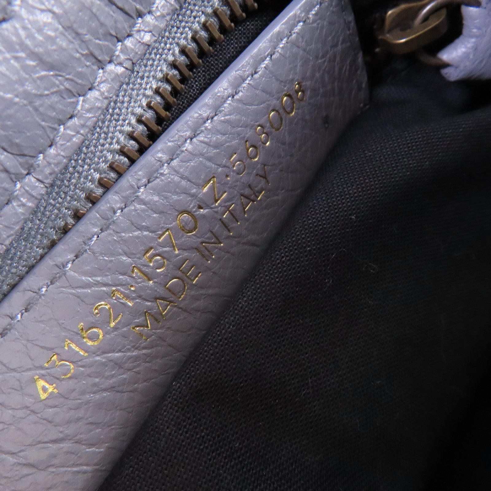BALENCIAGA 羊皮皮革Mini City 2way Shoulder Bag手挽肩背兩用袋灰色/彩色