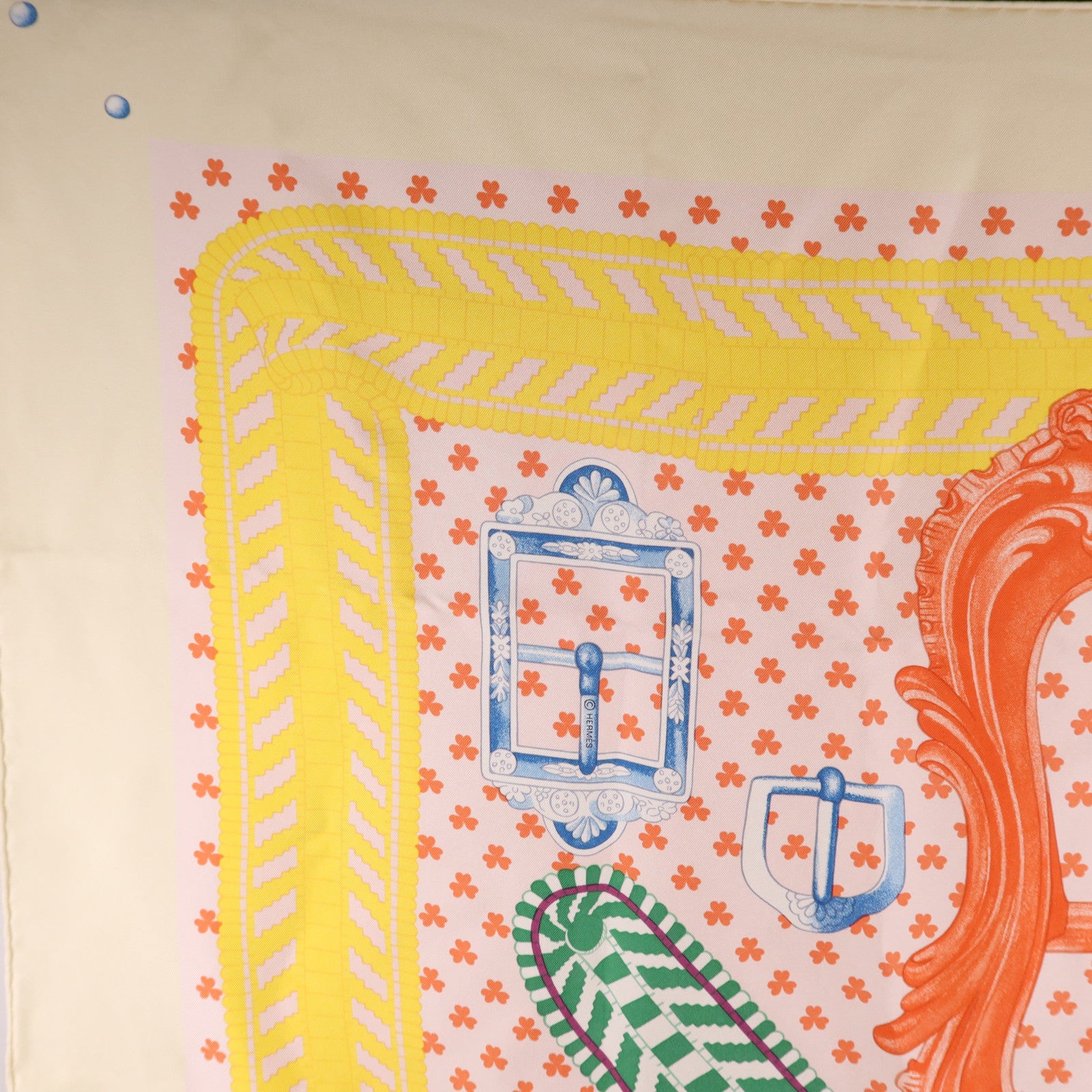 HERMES 絲質Scarf 90X90絲巾