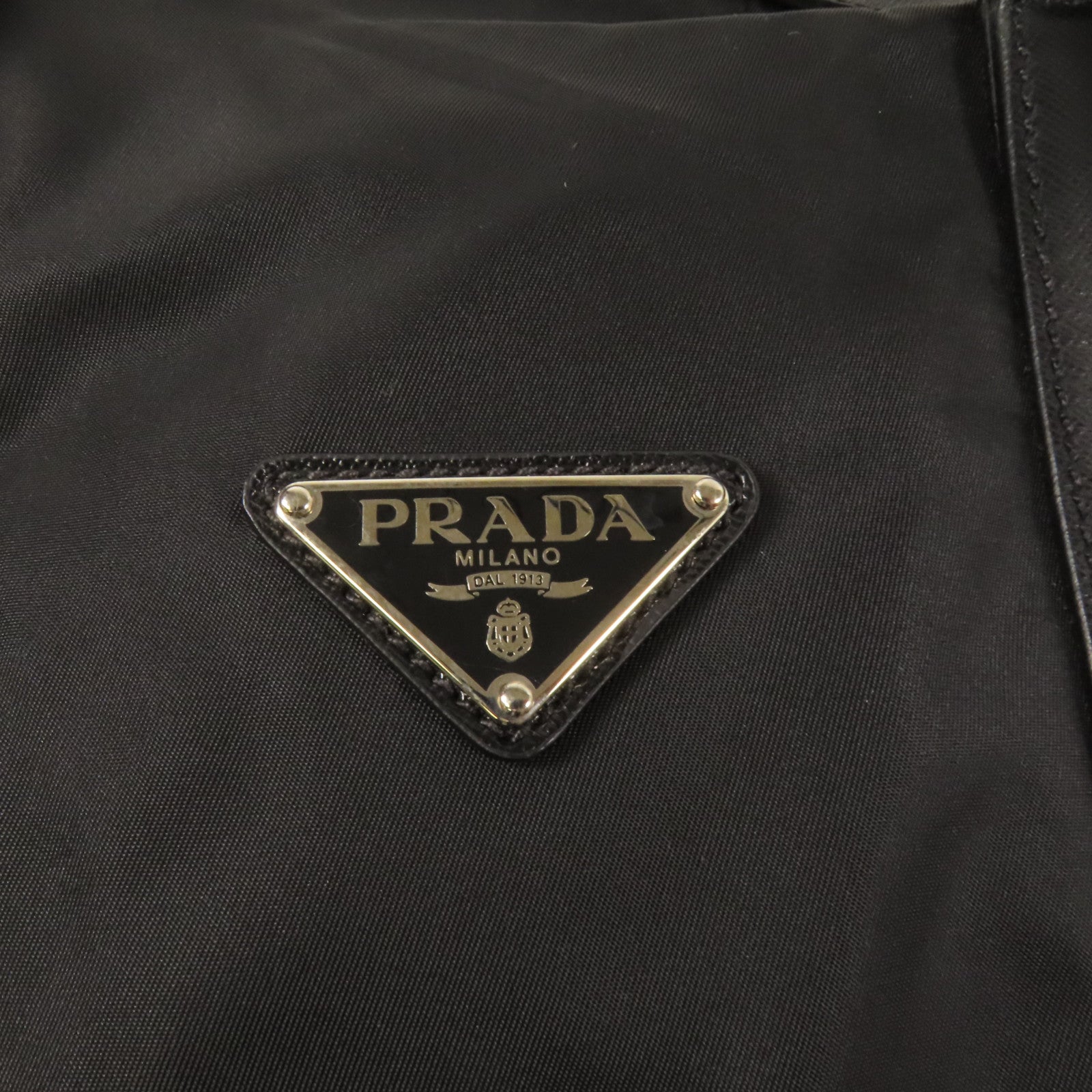 PRADA 尼龍Shoulder Bag銀扣手挽肩背兩用袋