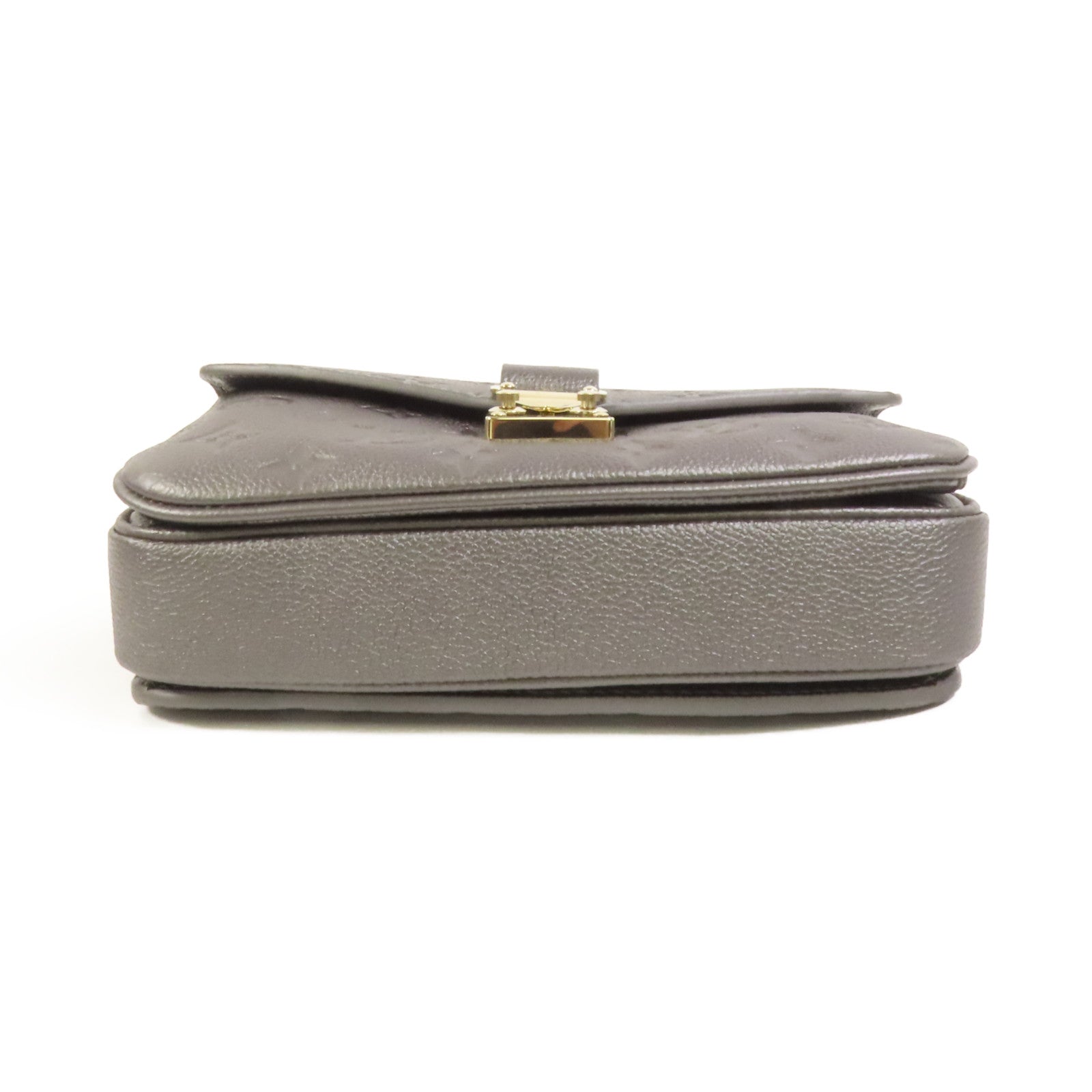 LOUIS VUITTON Monogram Empreinte Pochette Metis East West金扣手挽肩背兩用袋