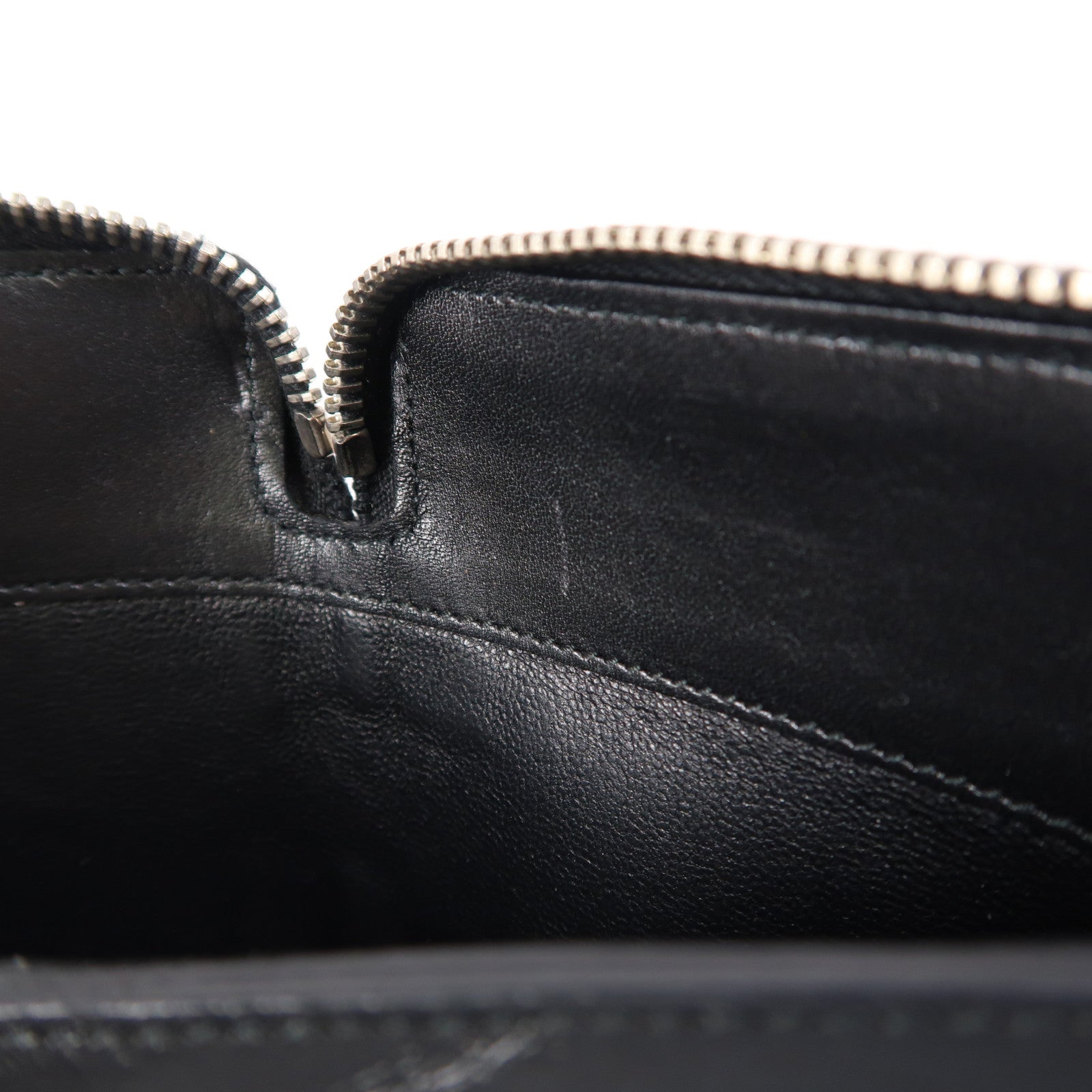 SAINT LAURENT 牛皮皮革Wallet銀扣錢包