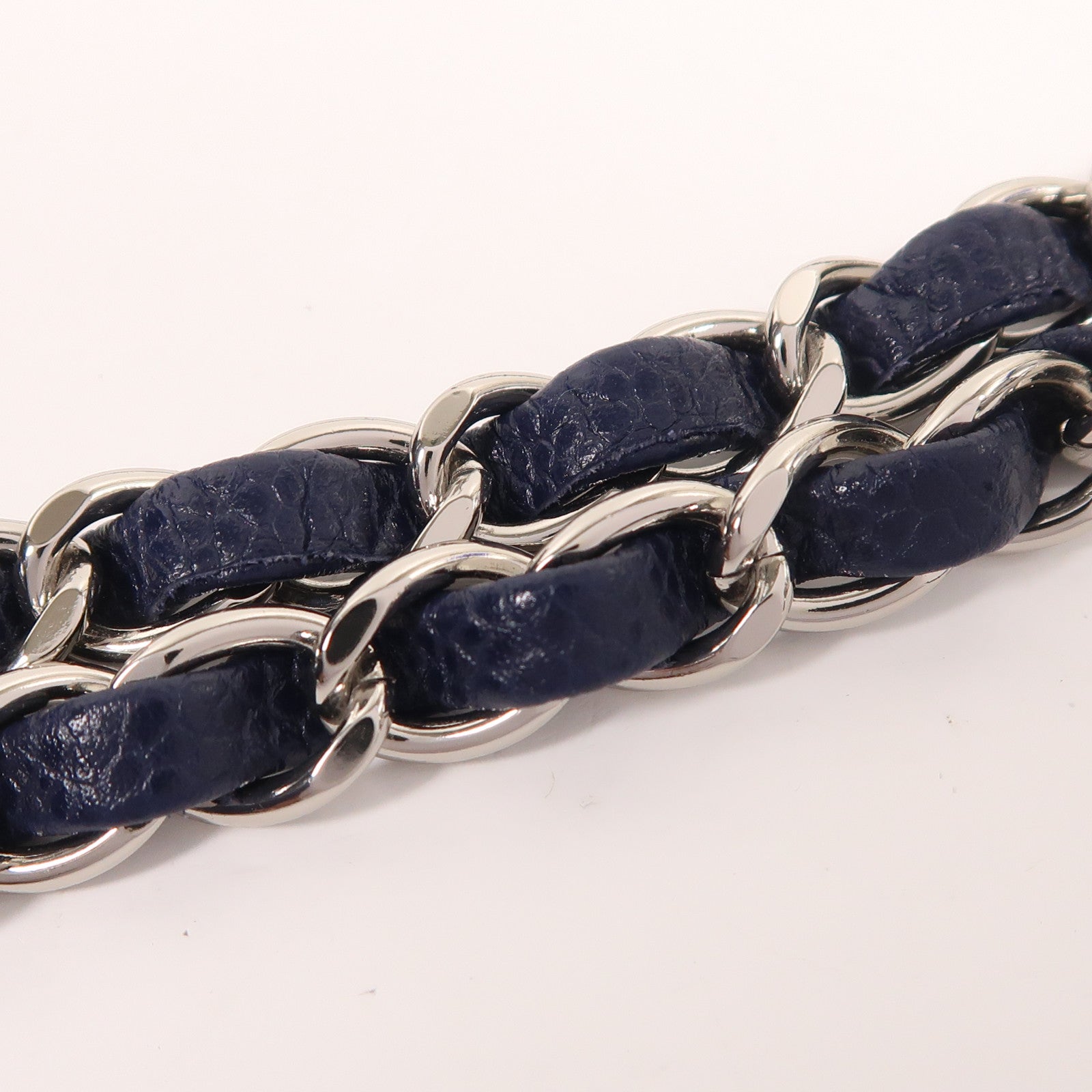 CHANEL 牛皮皮革Classic 25銀扣鏈帶肩背袋