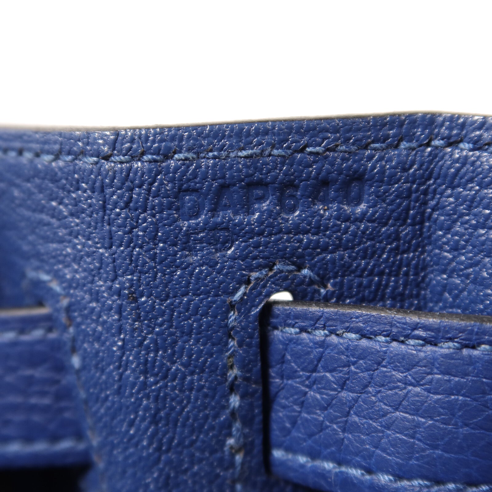 HERMES Togo皮革Kelly 28手挽肩背兩用袋Deep Blue