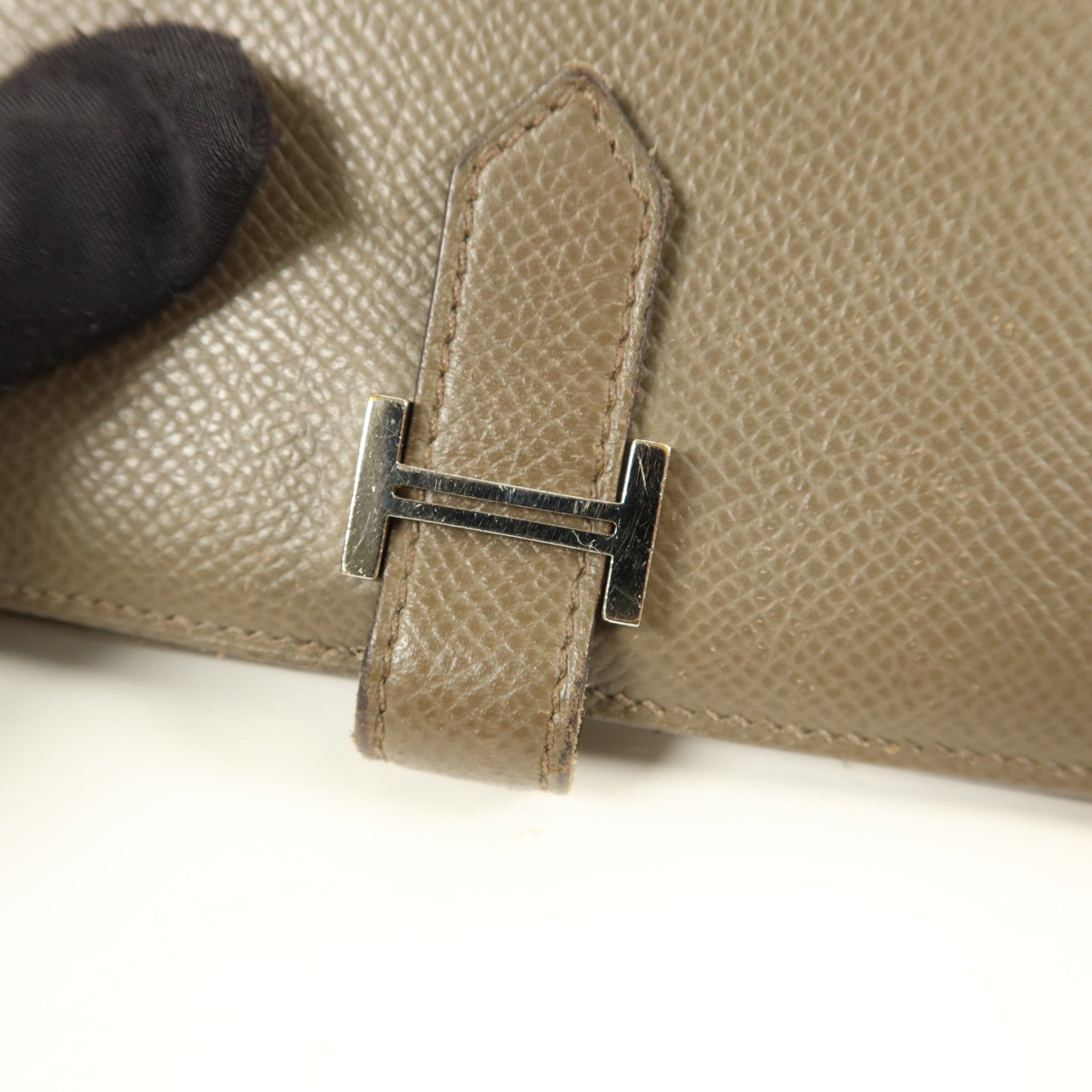 HERMES Epsom皮革Bearn Wallet錢包Etoupe