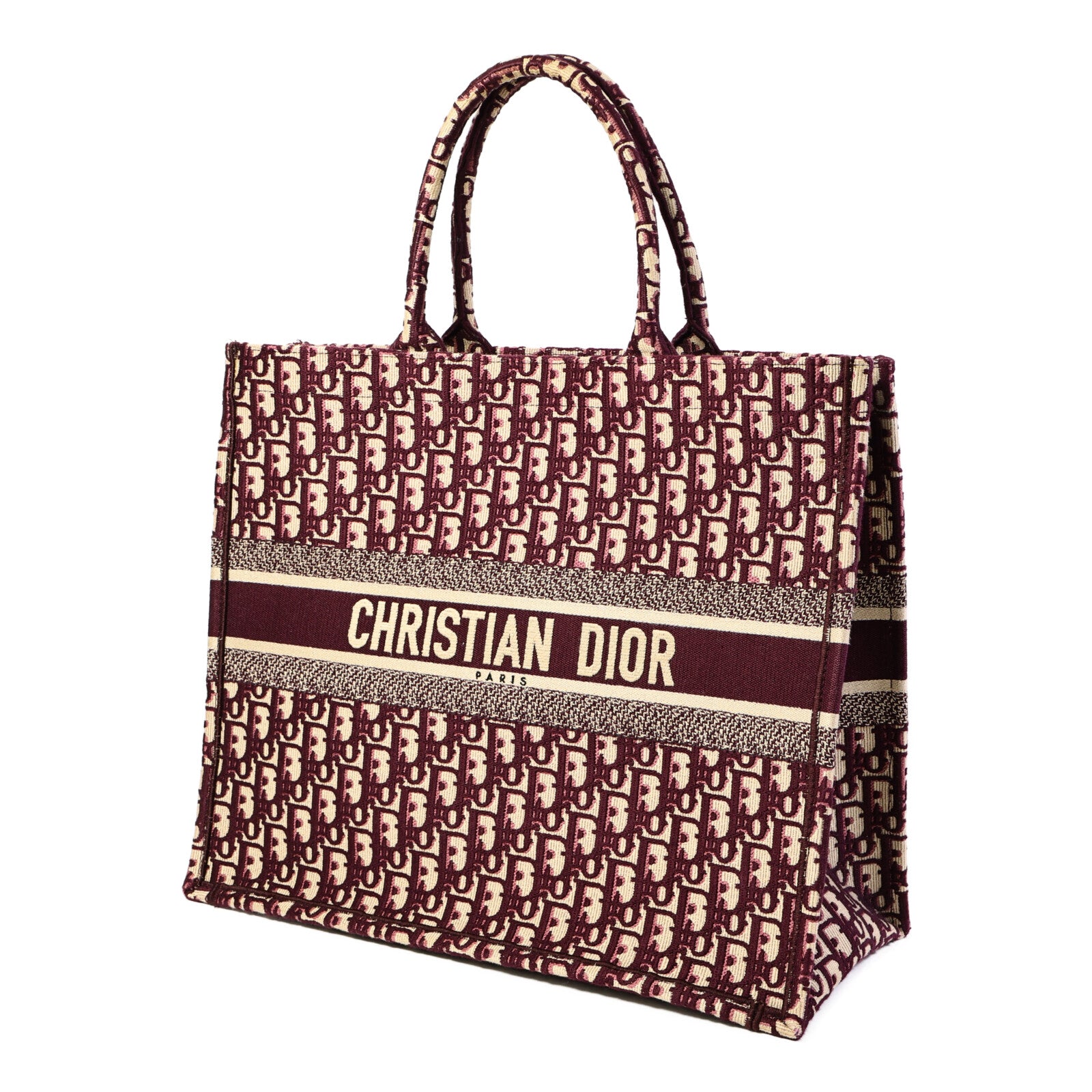 Dior 帆布Oblique Book Tote Large手挽袋